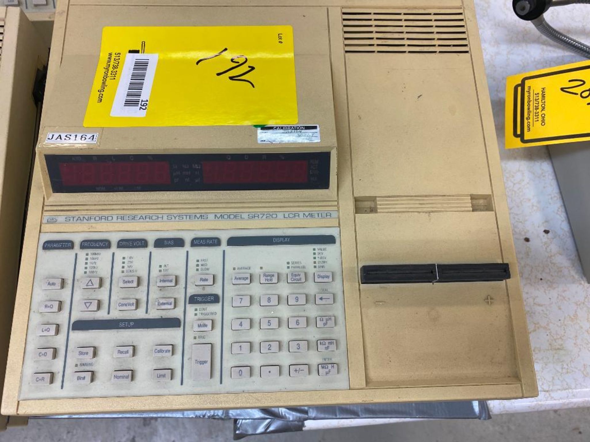 Stanford Research Systems LCR Meter, Model SR715 - Image 2 of 2