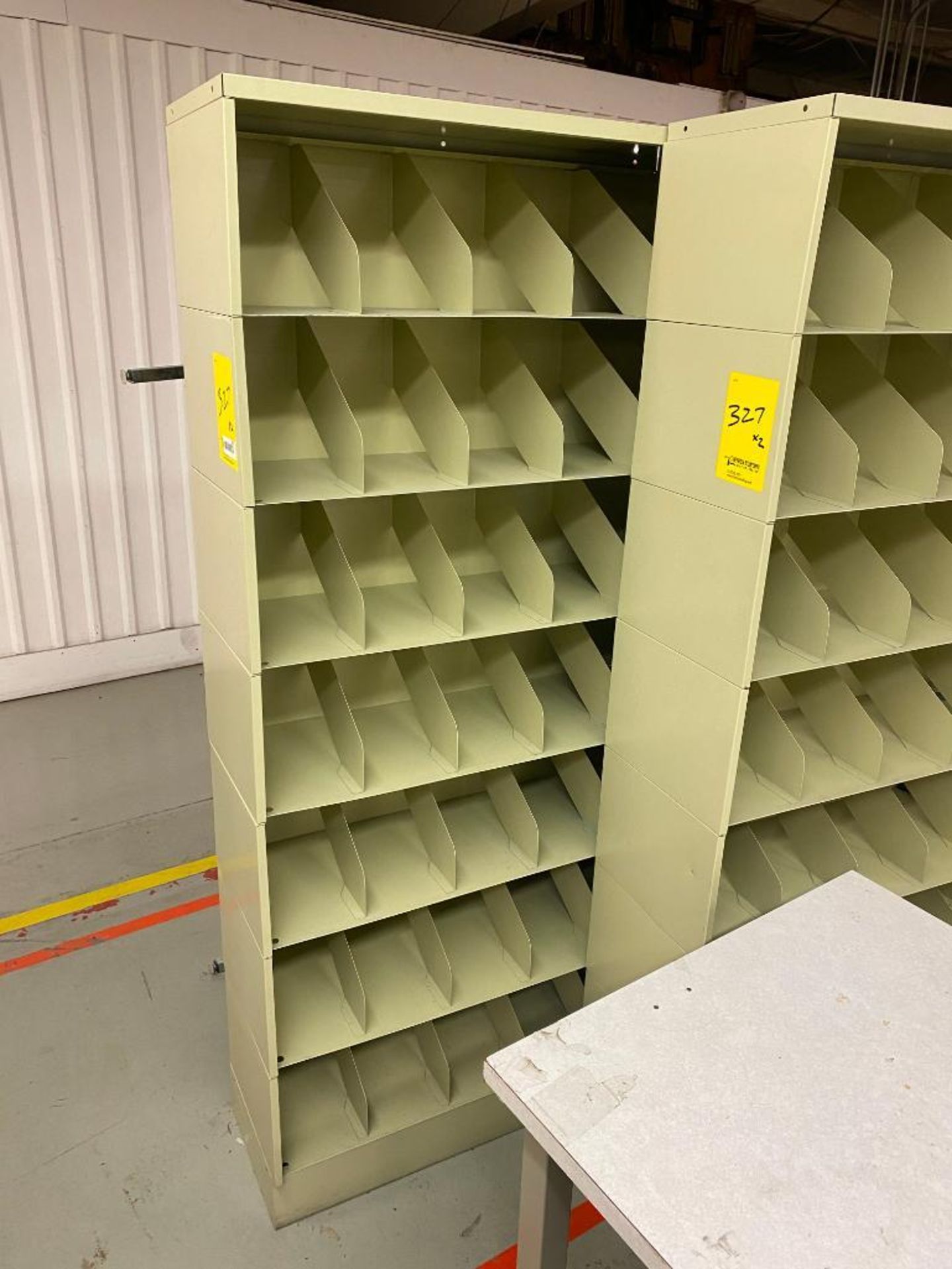 (2) Metal Shelves