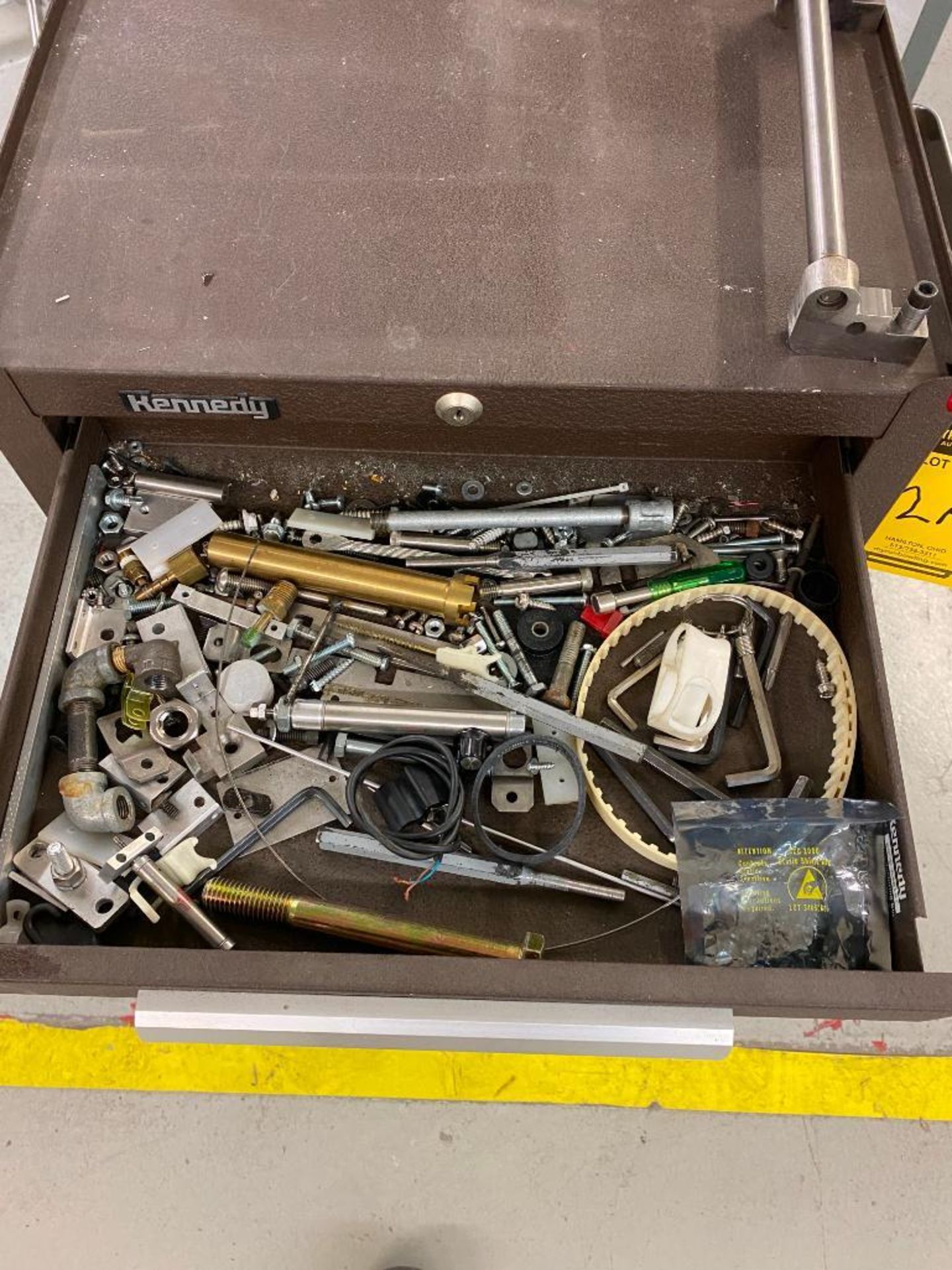 Kennedy Toolbox w/ Assorted Hardware - Image 2 of 6