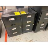 (2) 2-Drawer File Cabinets