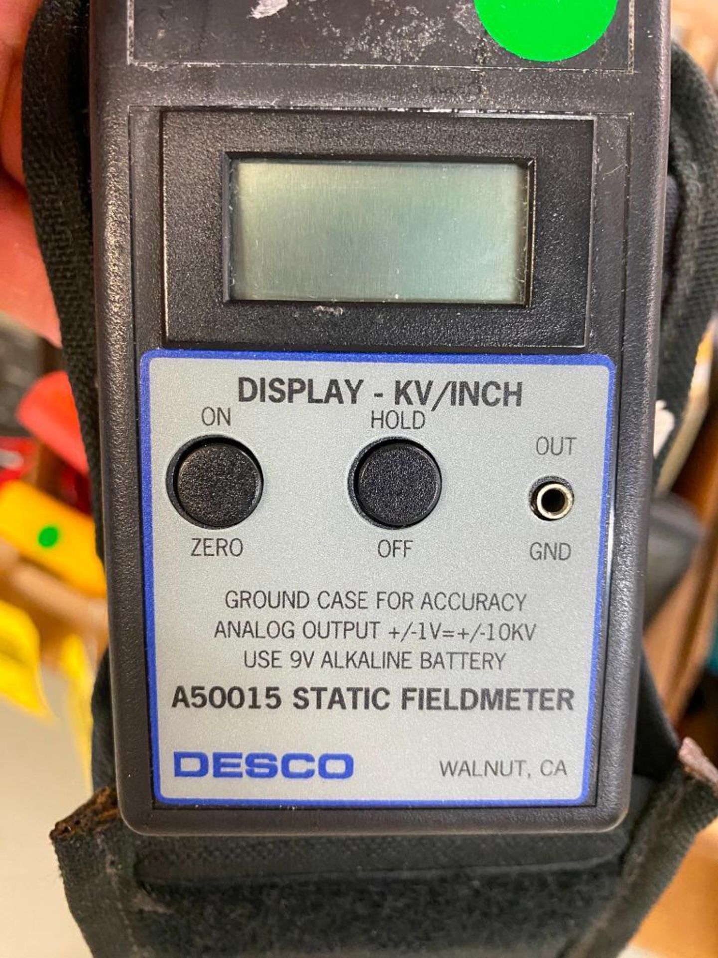 Simpson Battery Tester, (2) Positectors, Static Fieldmeter, & Multimeter - Image 2 of 3