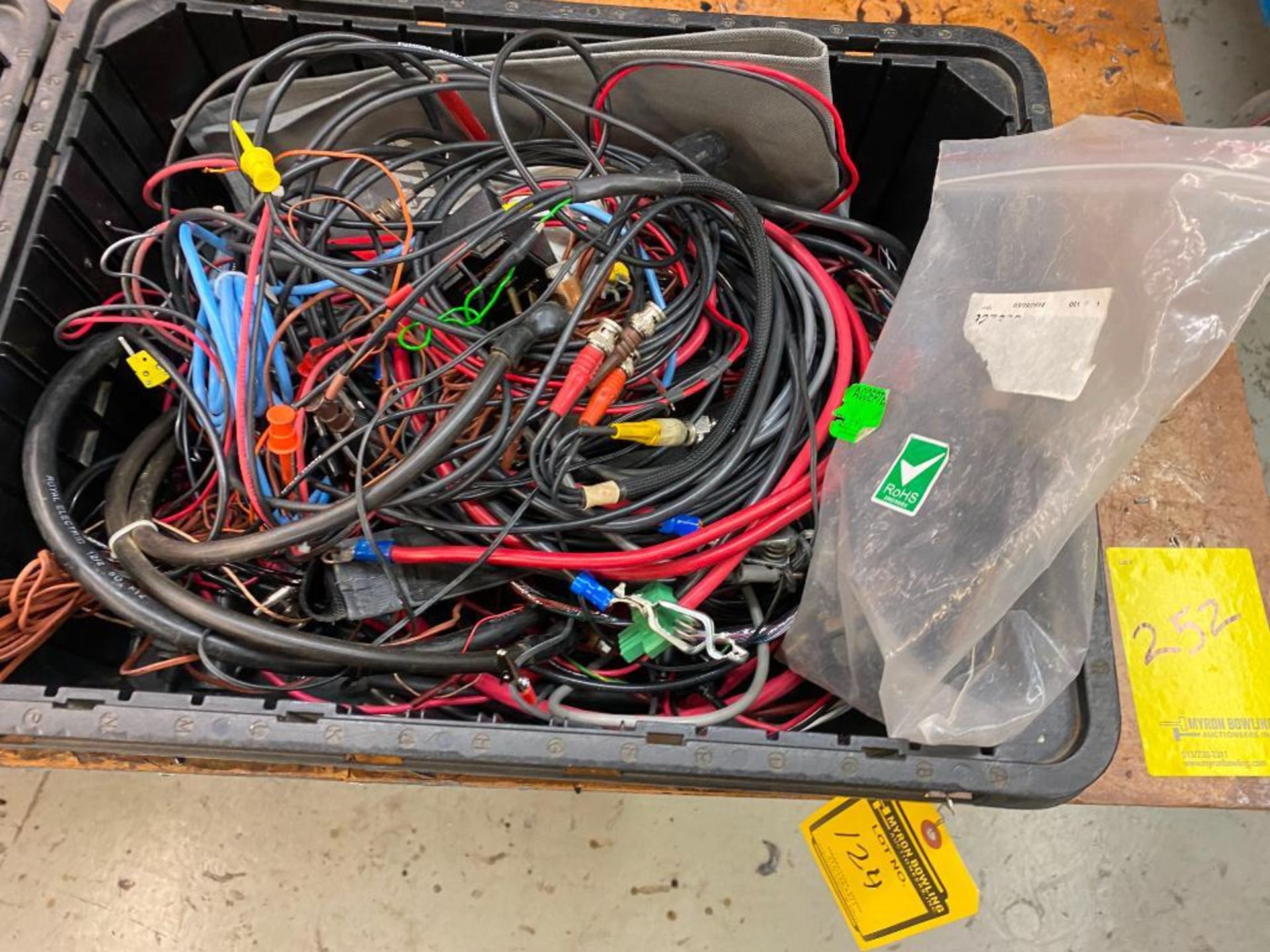 Box w/ Assorted Leads & Electrical Cord - Image 2 of 2