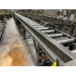 43' POWERED ROLLING TABLE, TRANSFERS BARS THROUGH BAR TO BAR DRAWING LINE