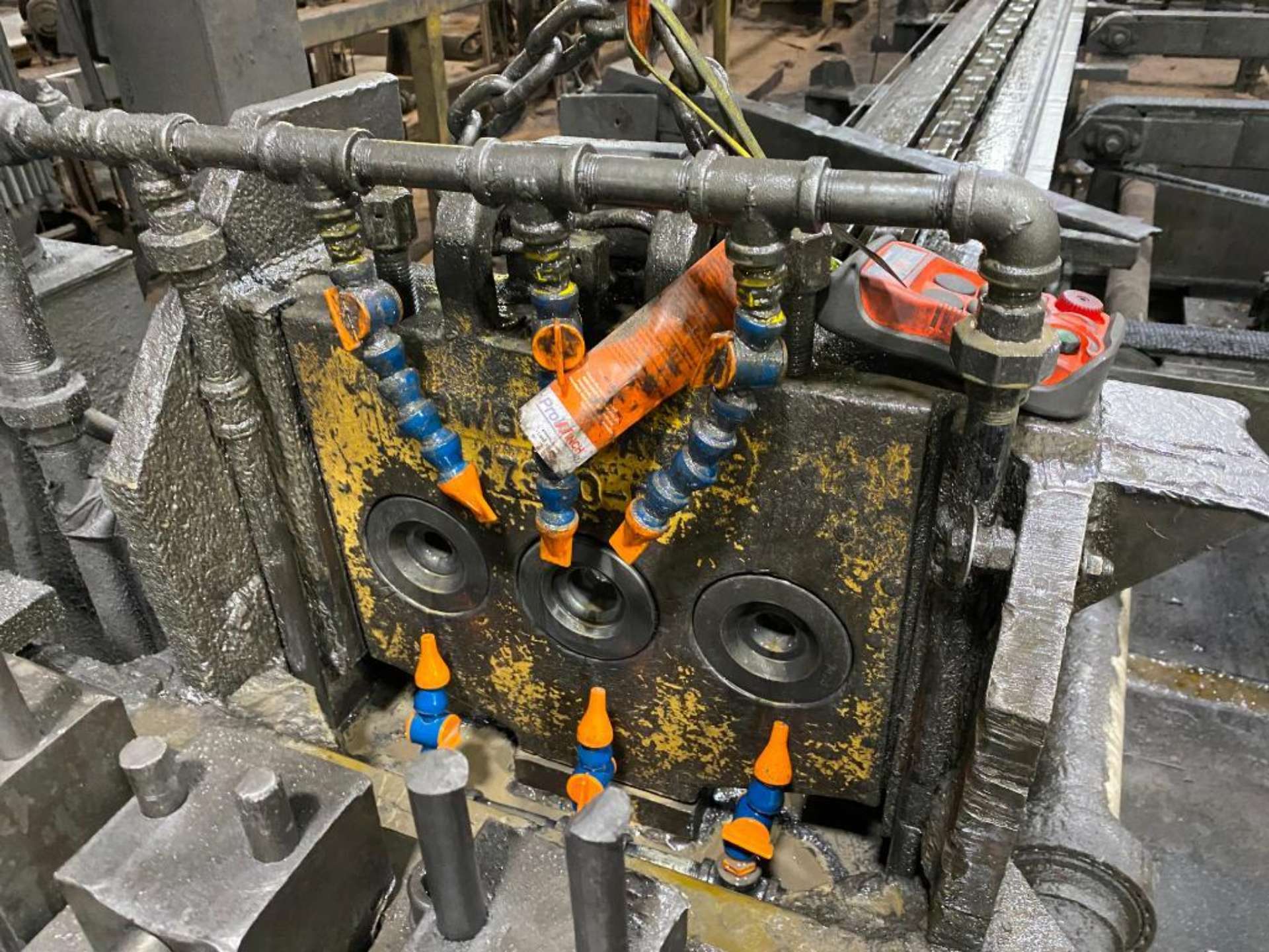 { Group of lots: 78, 78A } AETNA STANDARD DRAW BENCH, HYDRAULIC THREE ...