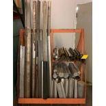 Orange Cart & Rack w/ Assorted Press Brake Dies