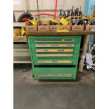 Vidmar 6-Drawer Cabinet w/ Content: Drills, Endmills, Clamps
