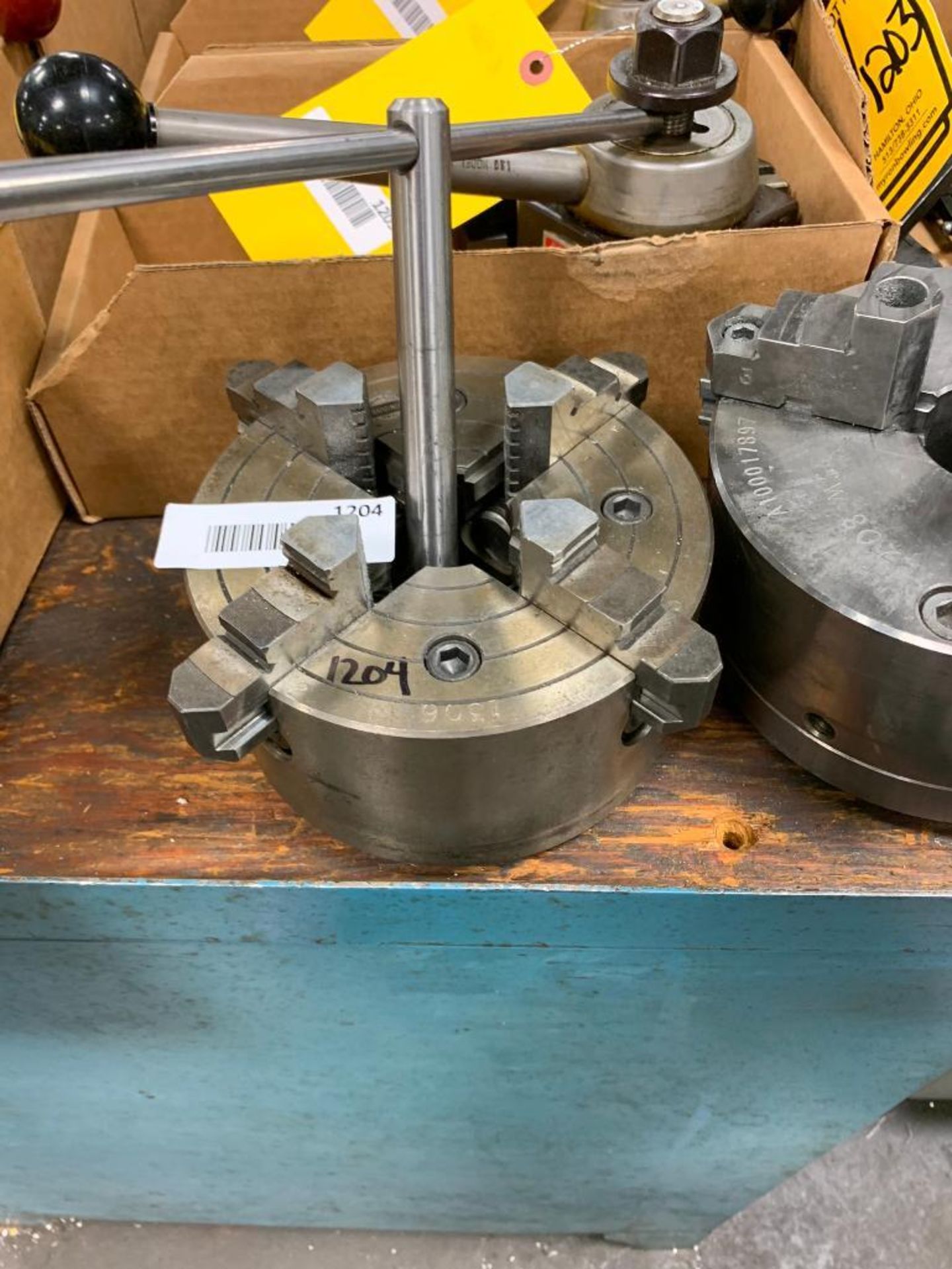 Hardinge 6" 4-Jaw Chuck