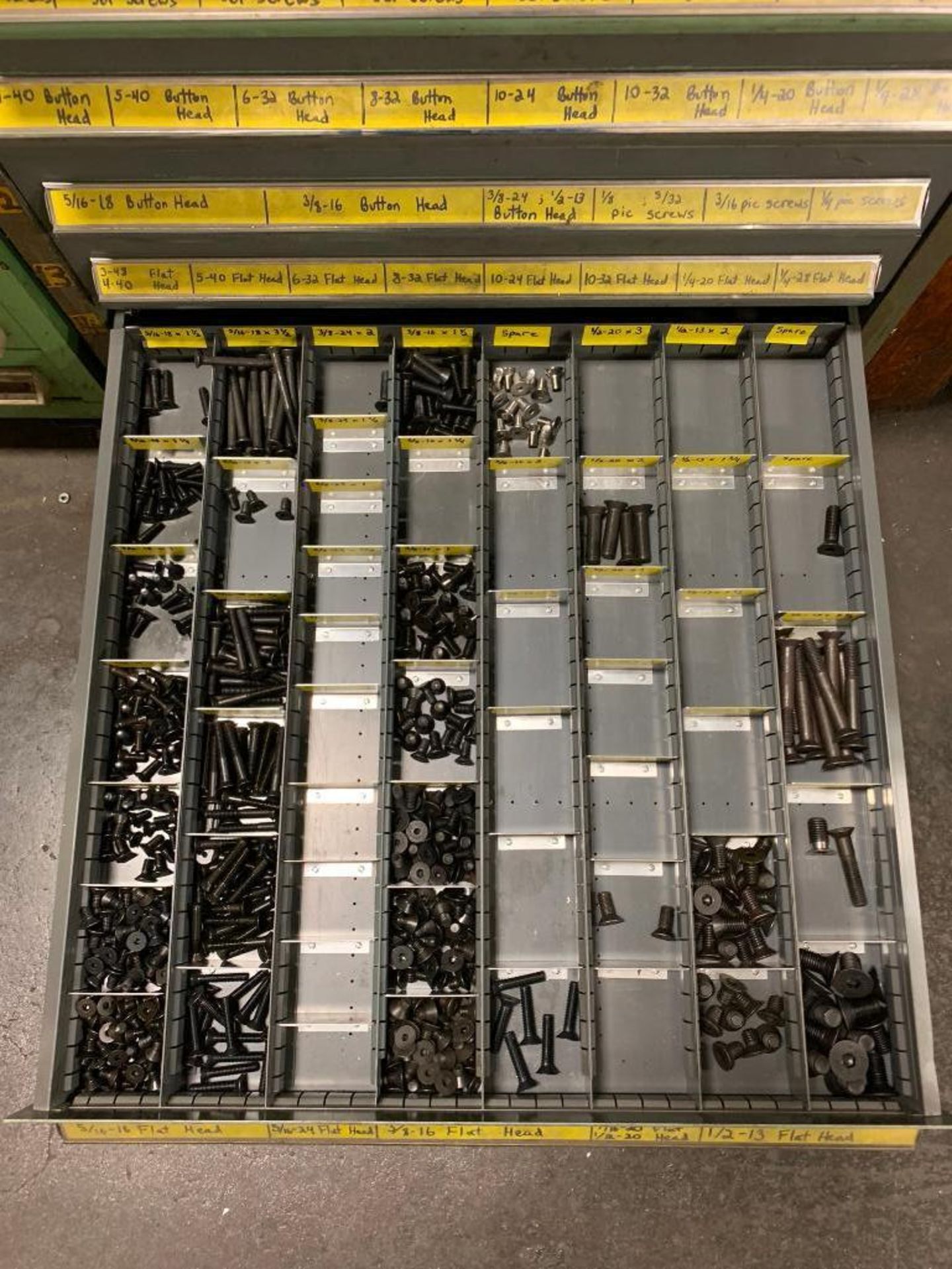 15-Drawer Cabinet w/ Assorted Hardware - Image 15 of 15