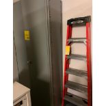 (3x) 2-Door Cabinets w/ EDM Accessories & Werner 6' Fiberglass Step Ladder