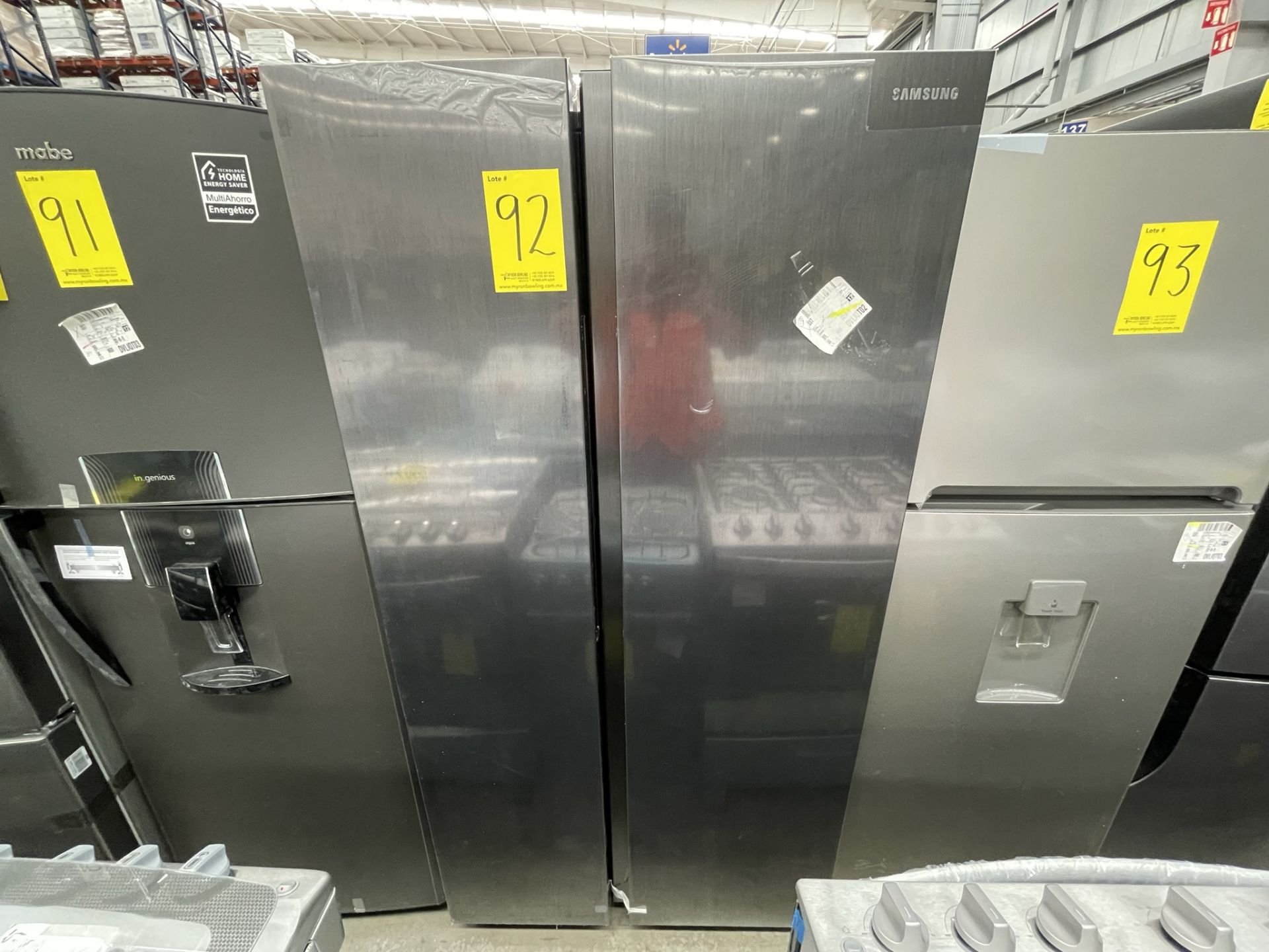 (EQUIPO NUEVO) 1 Refrigerador Marca SAMSUNG, Modelo RS28T5B00B1, Serie 00083M, Color GRIS, LB-61892