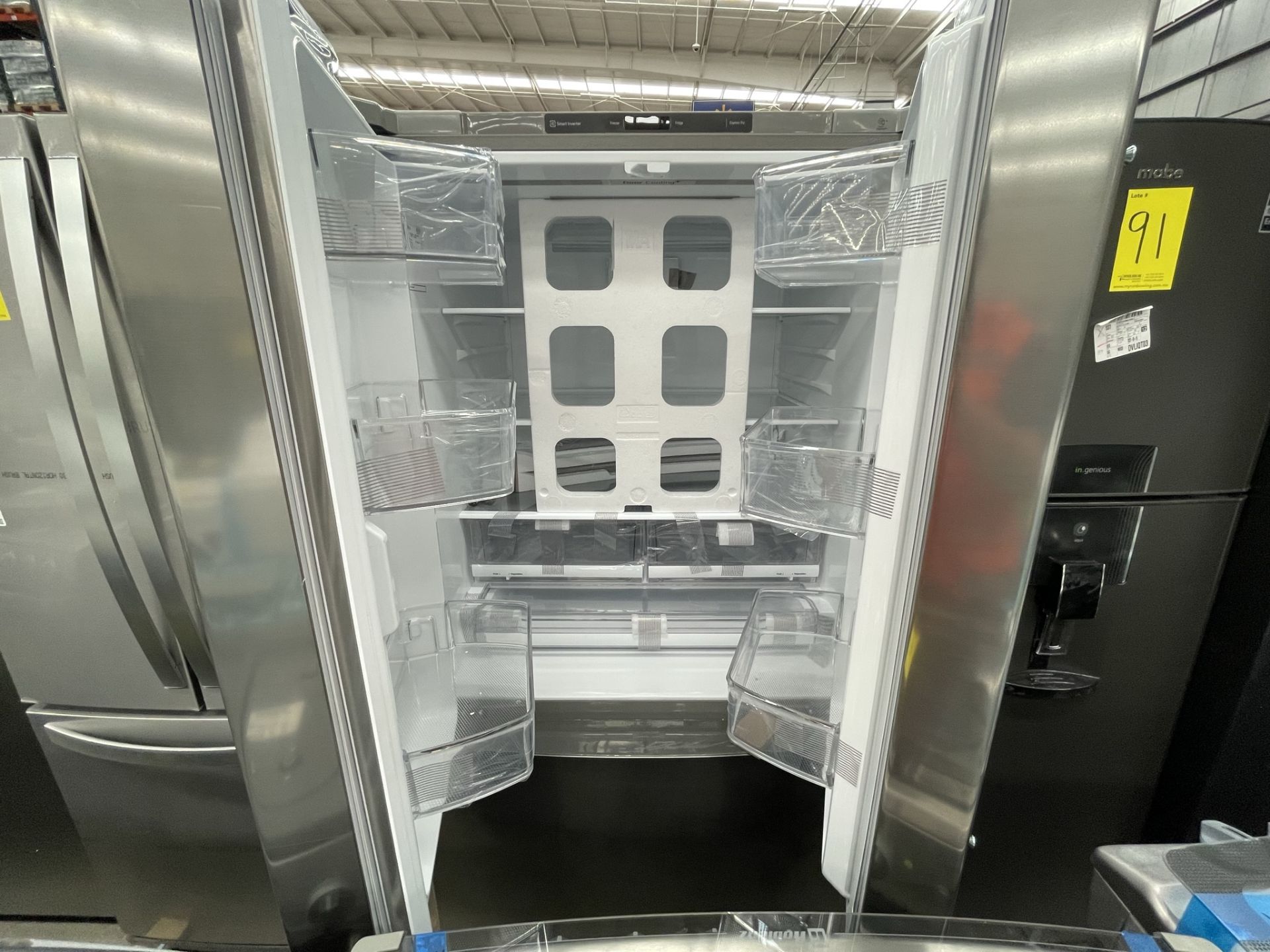 (EQUIPO NUEVO) 1 Refrigerador Marca LG, Modelo GTM29BP, Serie V24961, Color GRIS, LB-619780; (Nuevo - Image 8 of 9