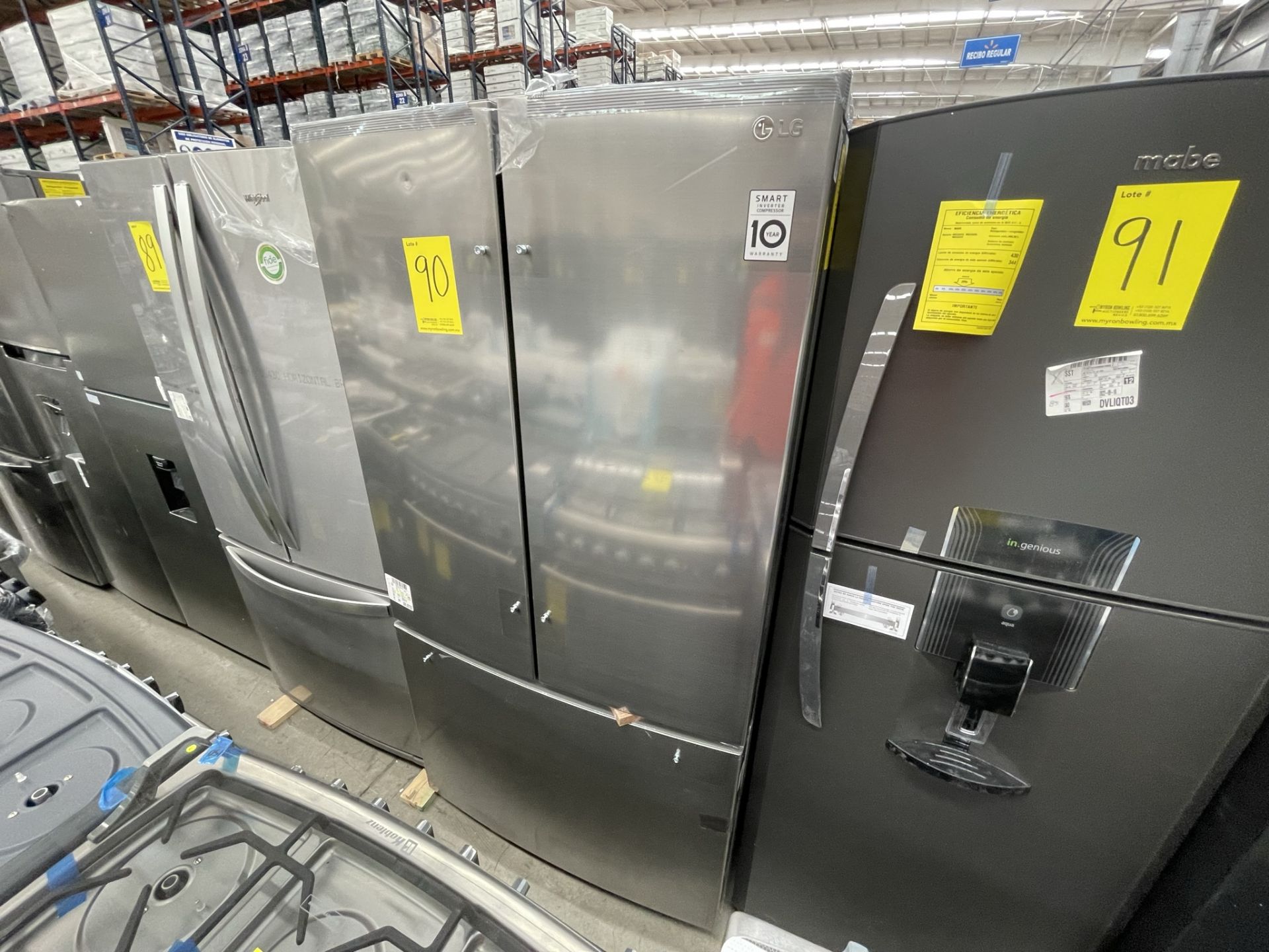(EQUIPO NUEVO) 1 Refrigerador Marca LG, Modelo GTM29BP, Serie V24961, Color GRIS, LB-619780; (Nuevo - Image 5 of 9