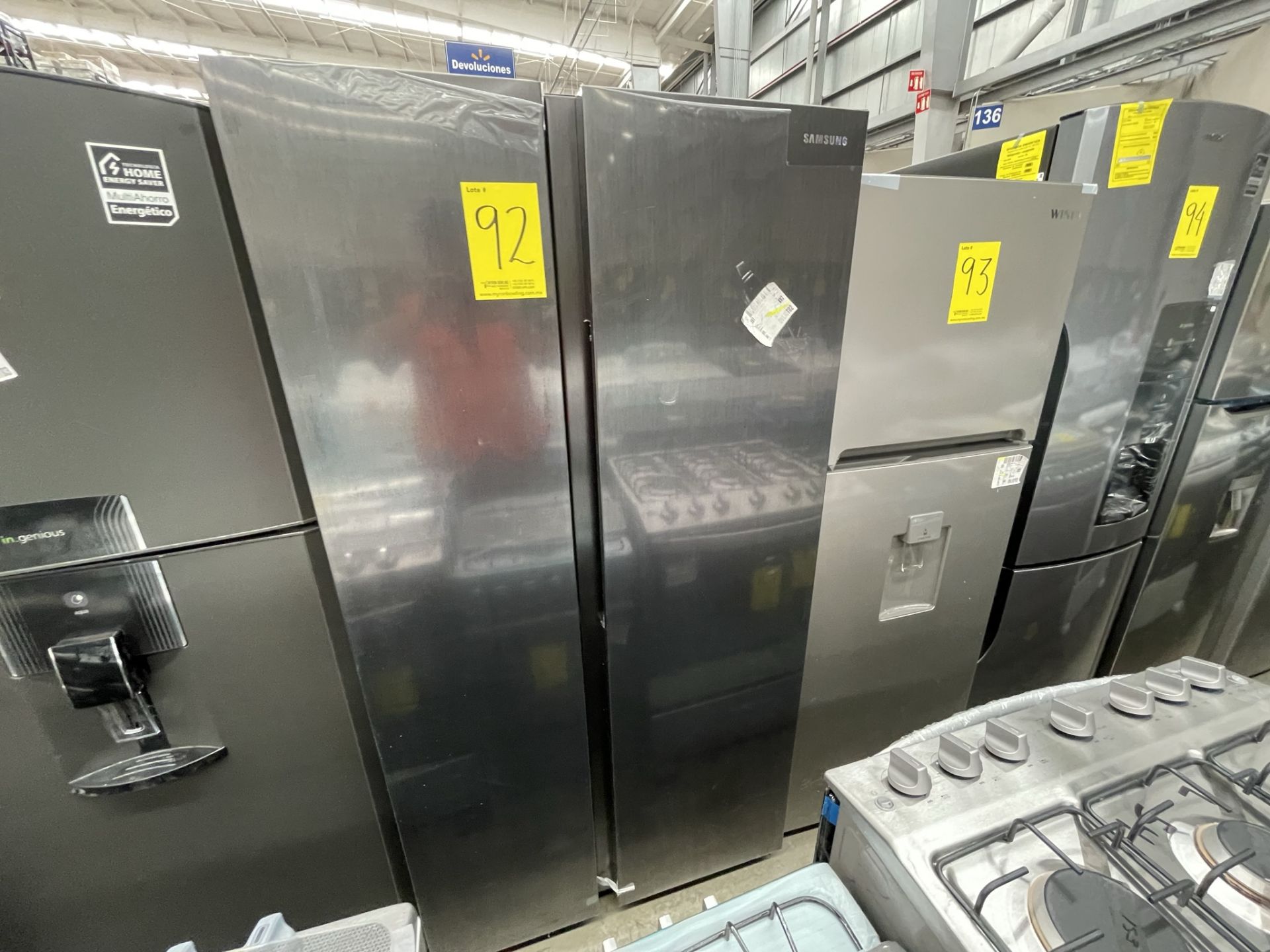 (EQUIPO NUEVO) 1 Refrigerador Marca SAMSUNG, Modelo RS28T5B00B1, Serie 00083M, Color GRIS, LB-61892 - Image 3 of 9