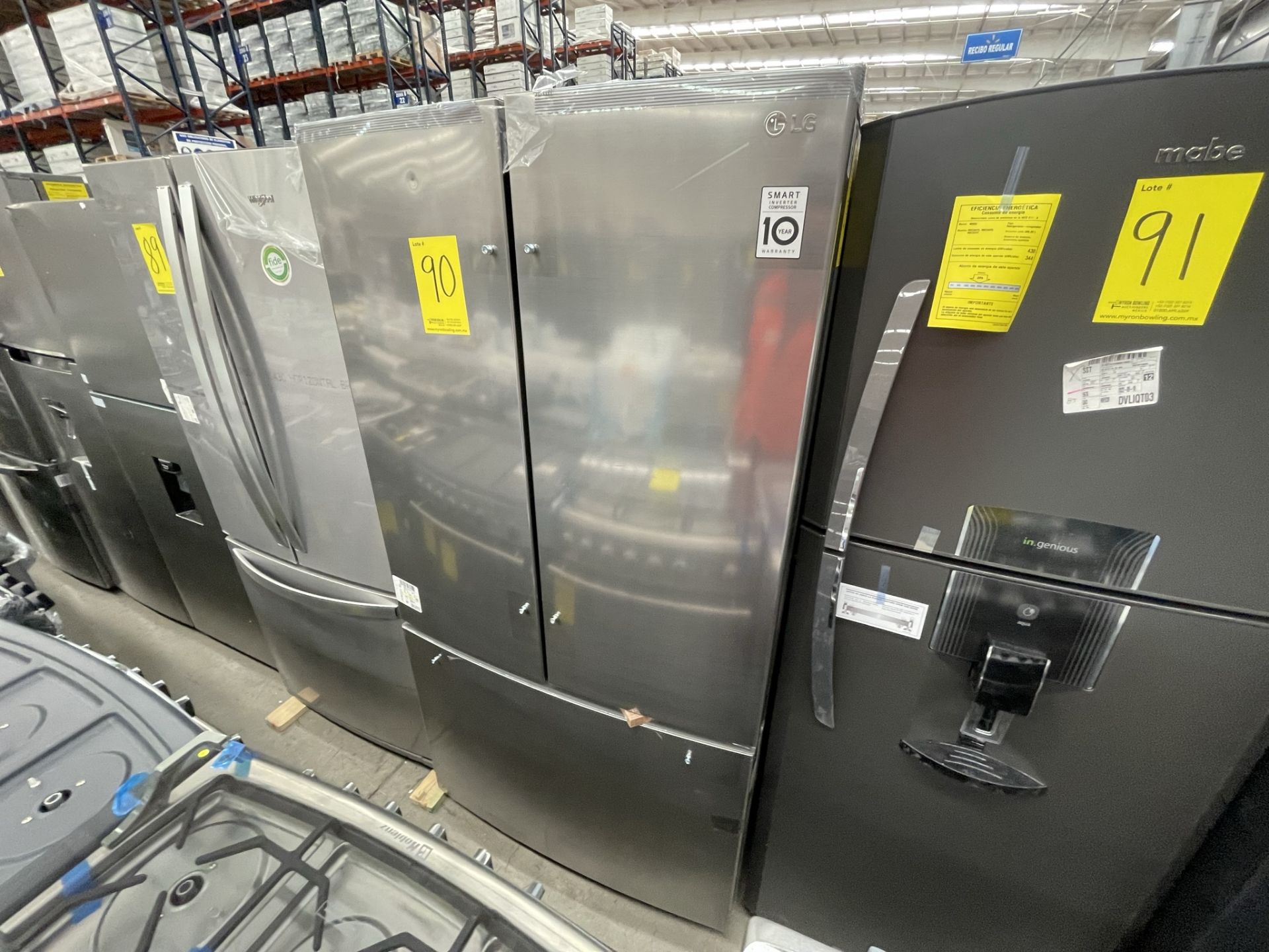 (EQUIPO NUEVO) 1 Refrigerador Marca LG, Modelo GTM29BP, Serie V24961, Color GRIS, LB-619780; (Nuevo - Image 6 of 9