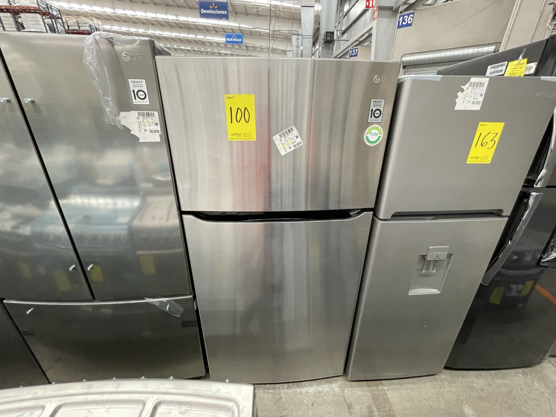 (EQUIPO NUEVO) 1 Refrigerador Marca LG, Modelo GT24BS, Serie C1C399