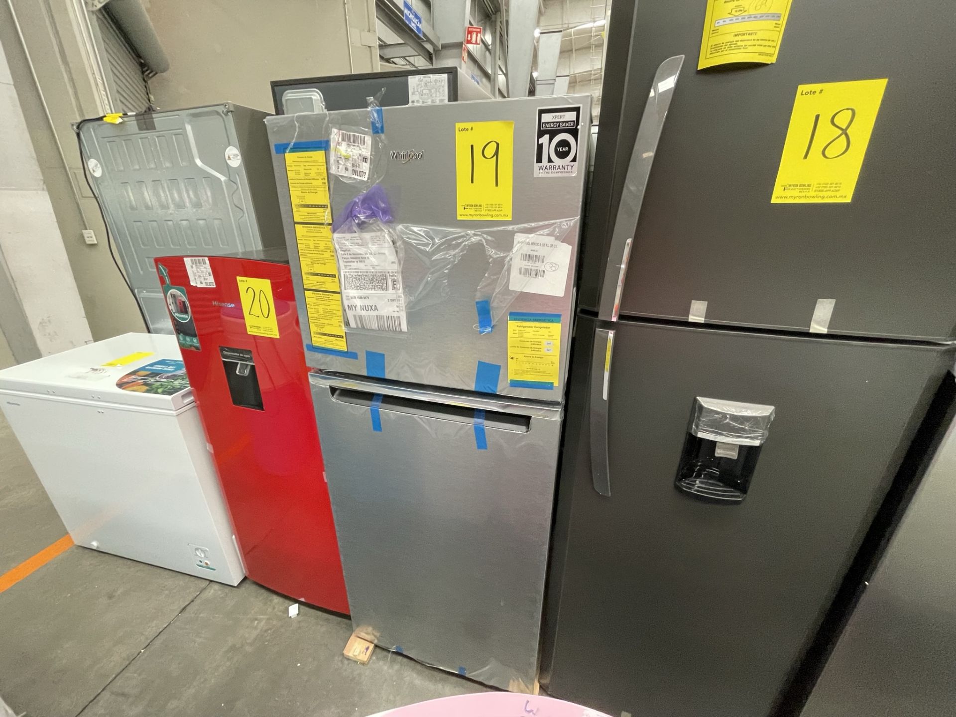 (EQUIPO NUEVO) 1 Refrigerador Marca WHIRLPOOL, Modelo WT1230K, Serie VSB3547703, Color GRIS, LB-611 - Image 4 of 9