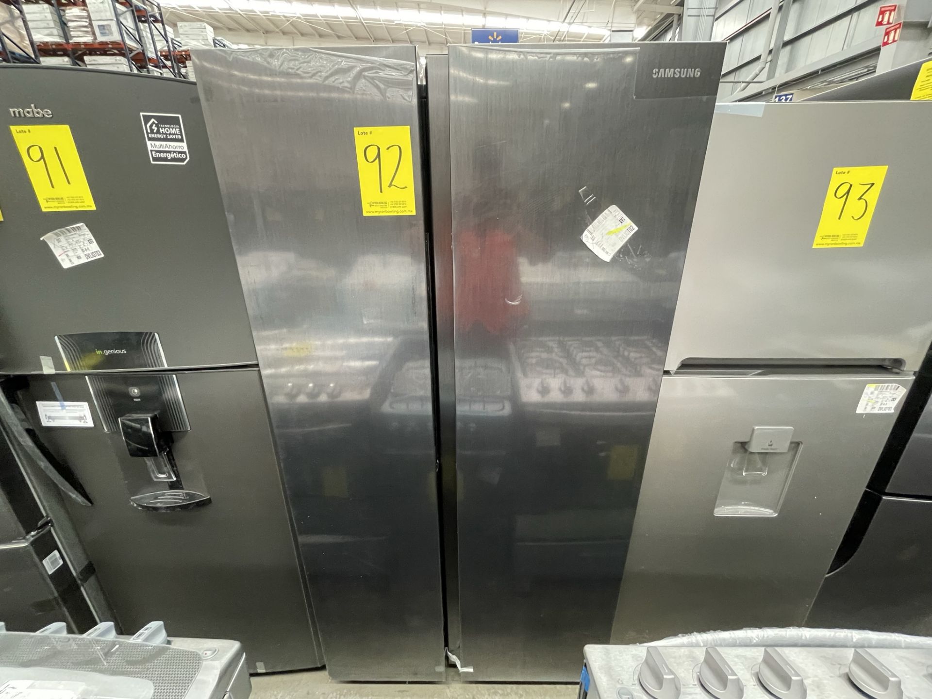 (EQUIPO NUEVO) 1 Refrigerador Marca SAMSUNG, Modelo RS28T5B00B1, Serie 00083M, Color GRIS, LB-61892 - Image 2 of 9