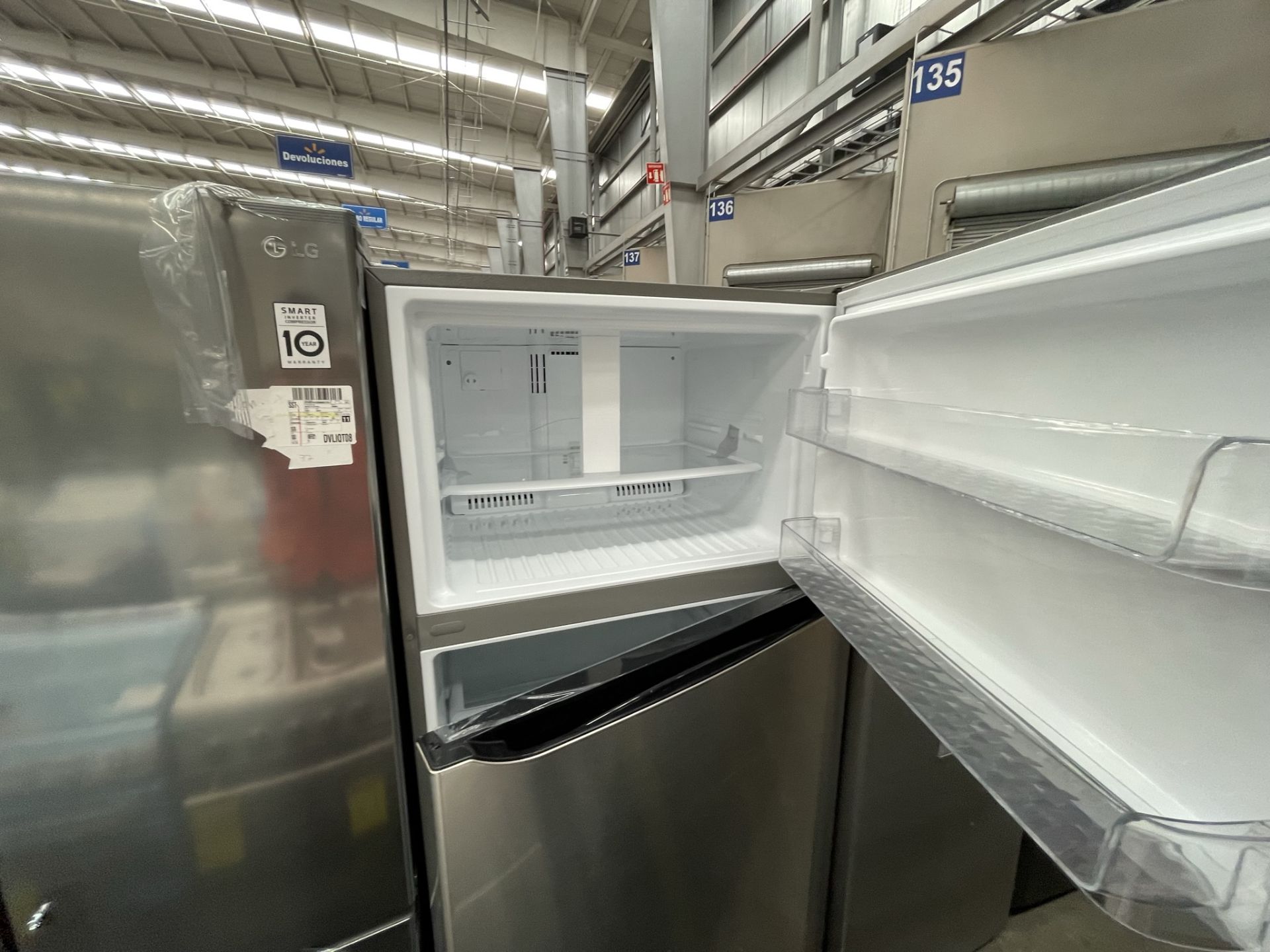 (EQUIPO NUEVO) 1 Refrigerador Marca LG, Modelo GT24BS, Serie C1C399 - Image 9 of 11