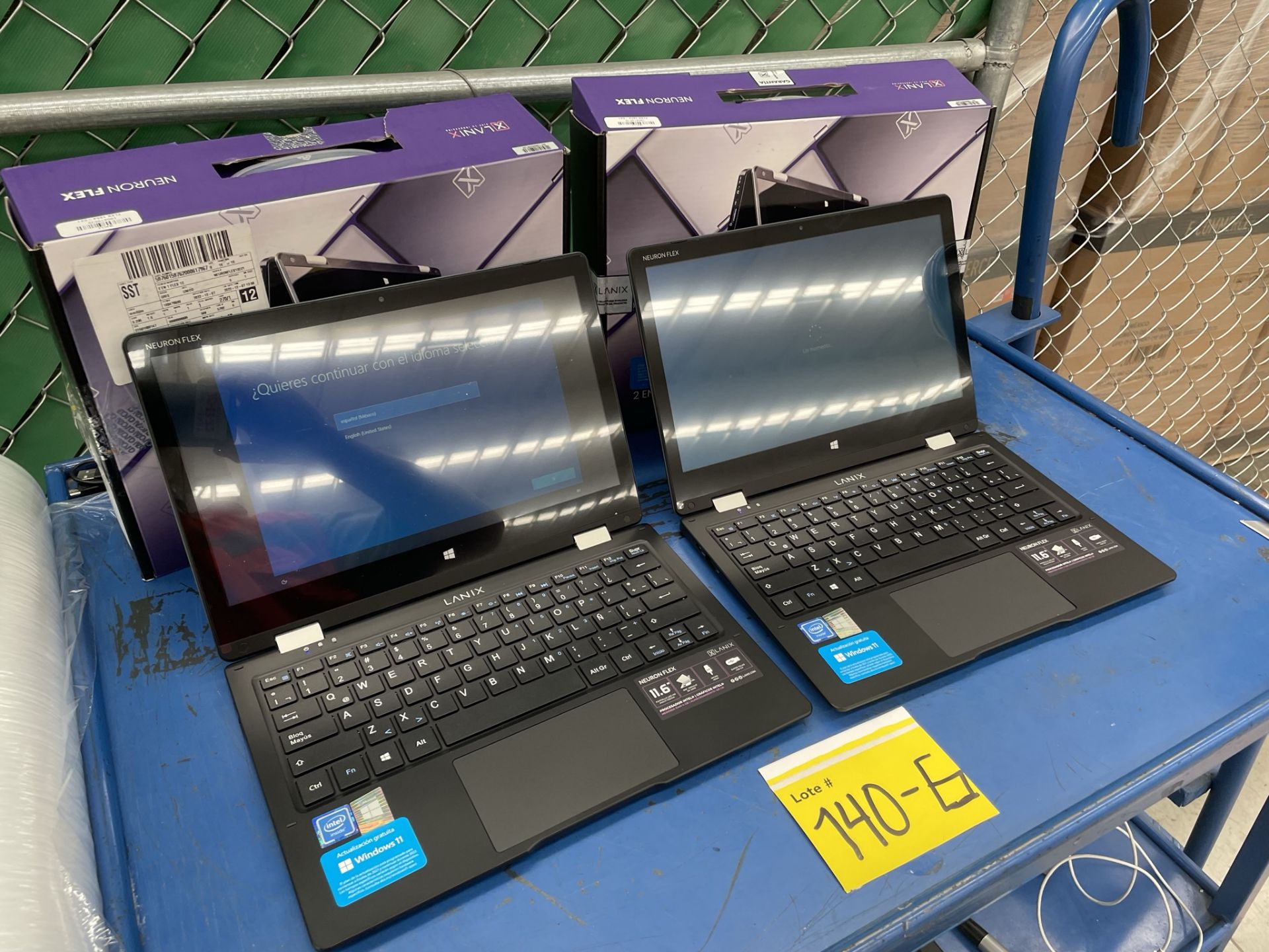 (EQUIPO NUEVO) Lote De 2 Laptops Contiene: 1 Laptop Marca LANIX, Modelo NEURON FLEX, Serie N/D, Col - Image 5 of 9