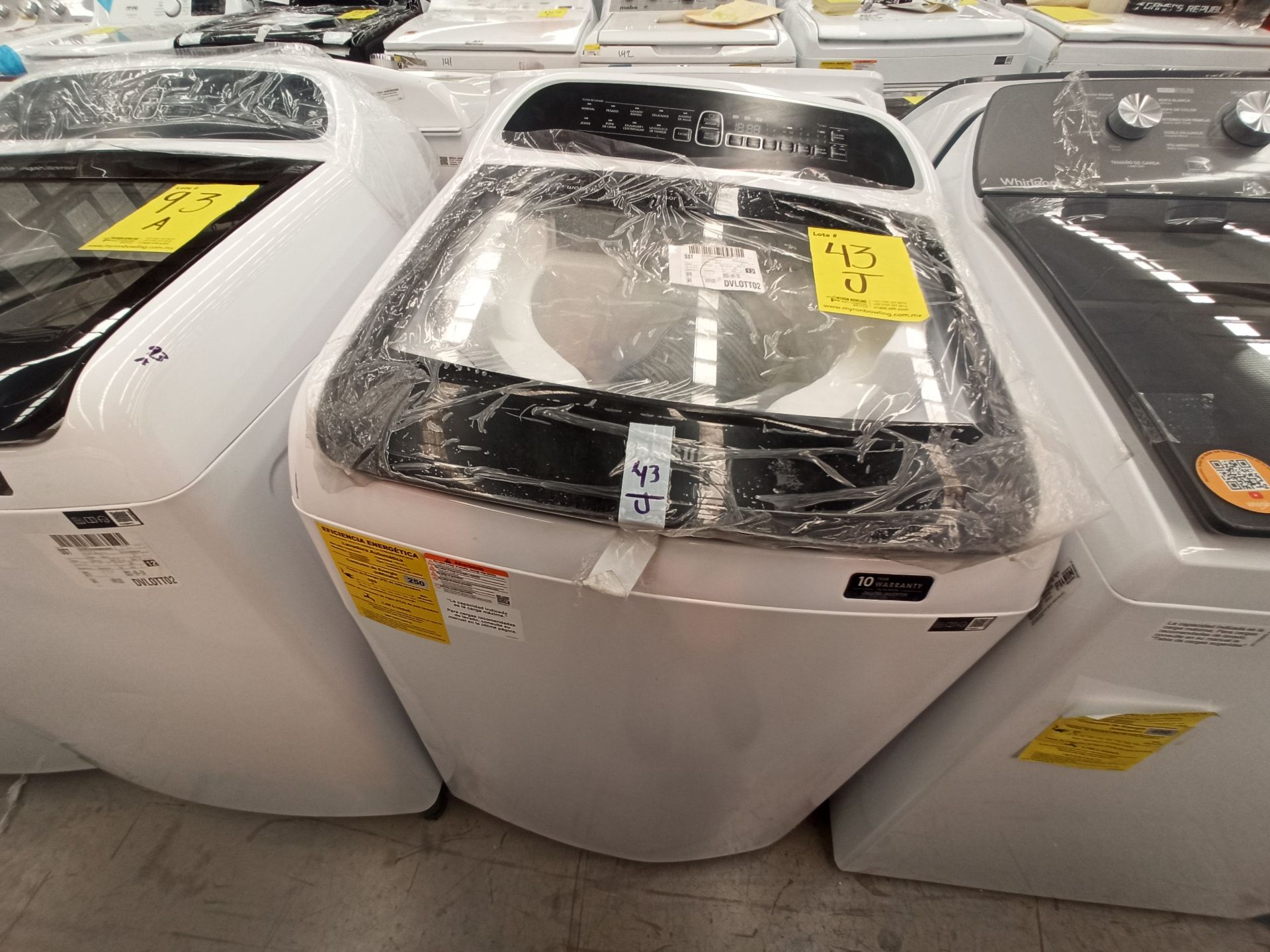 Lote de 2 Lavadoras contiene: 1 Lavadora de 18 KG Marca WHIRLPOOL, Modelo 8MWTW1823WJM0, Serie HLB1 - Image 10 of 18