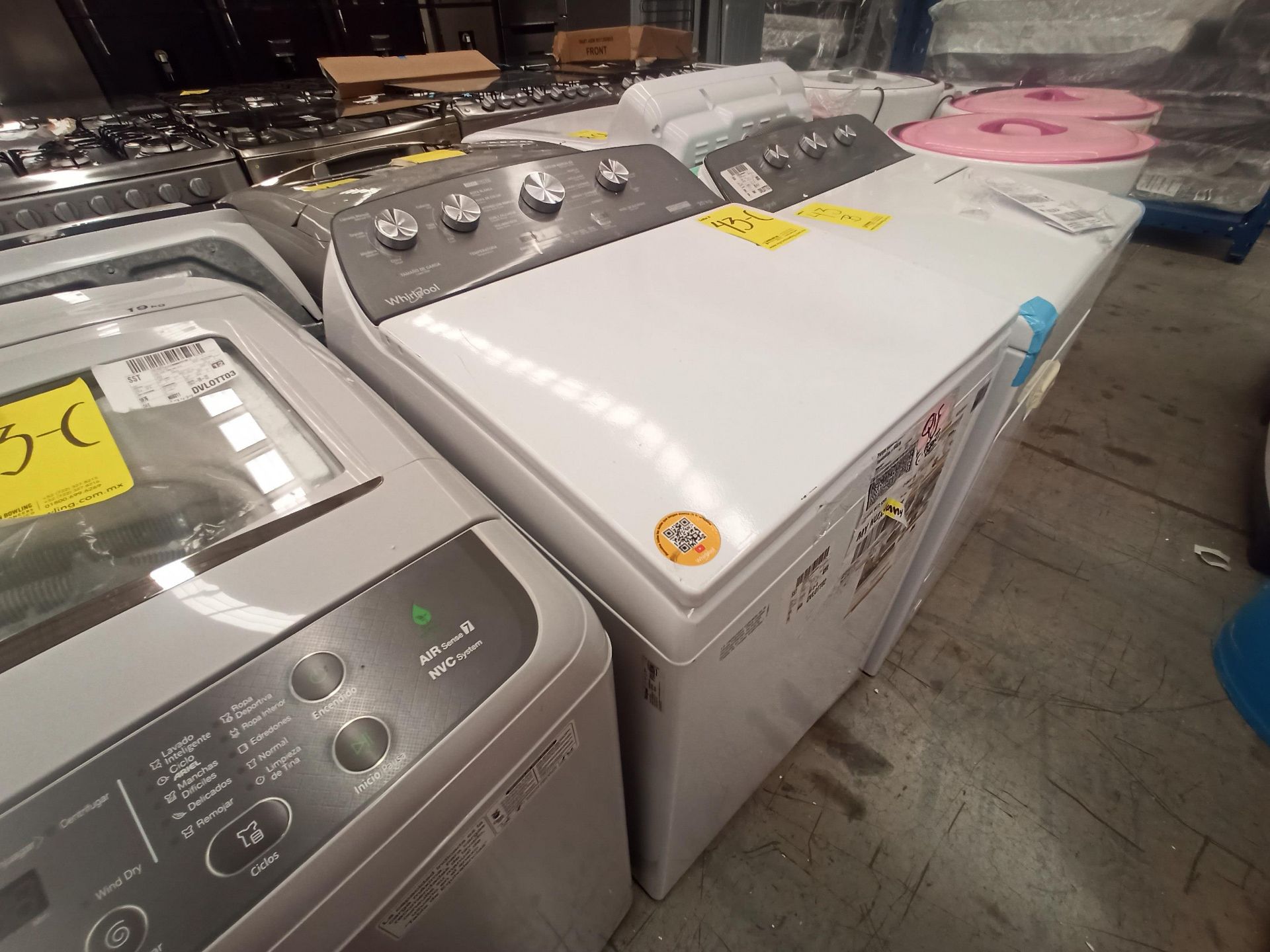 Lote de 2 Lavadoras contiene: 1 Lavadora de 20 KG Marca WHIRLPOOL, Modelo 8MWTW2024MJM0, Serie HLB2 - Image 6 of 18