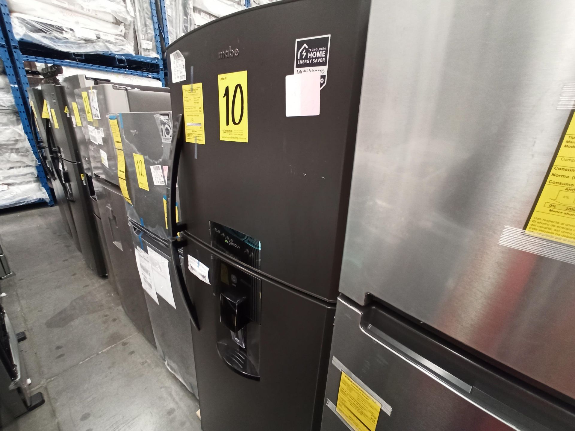 Lote de 2 refrigeradores contiene: 1 Refrigerador Marca WHIRLPOOL, Modelo WT1818A, Serie 878989, Co - Image 12 of 16