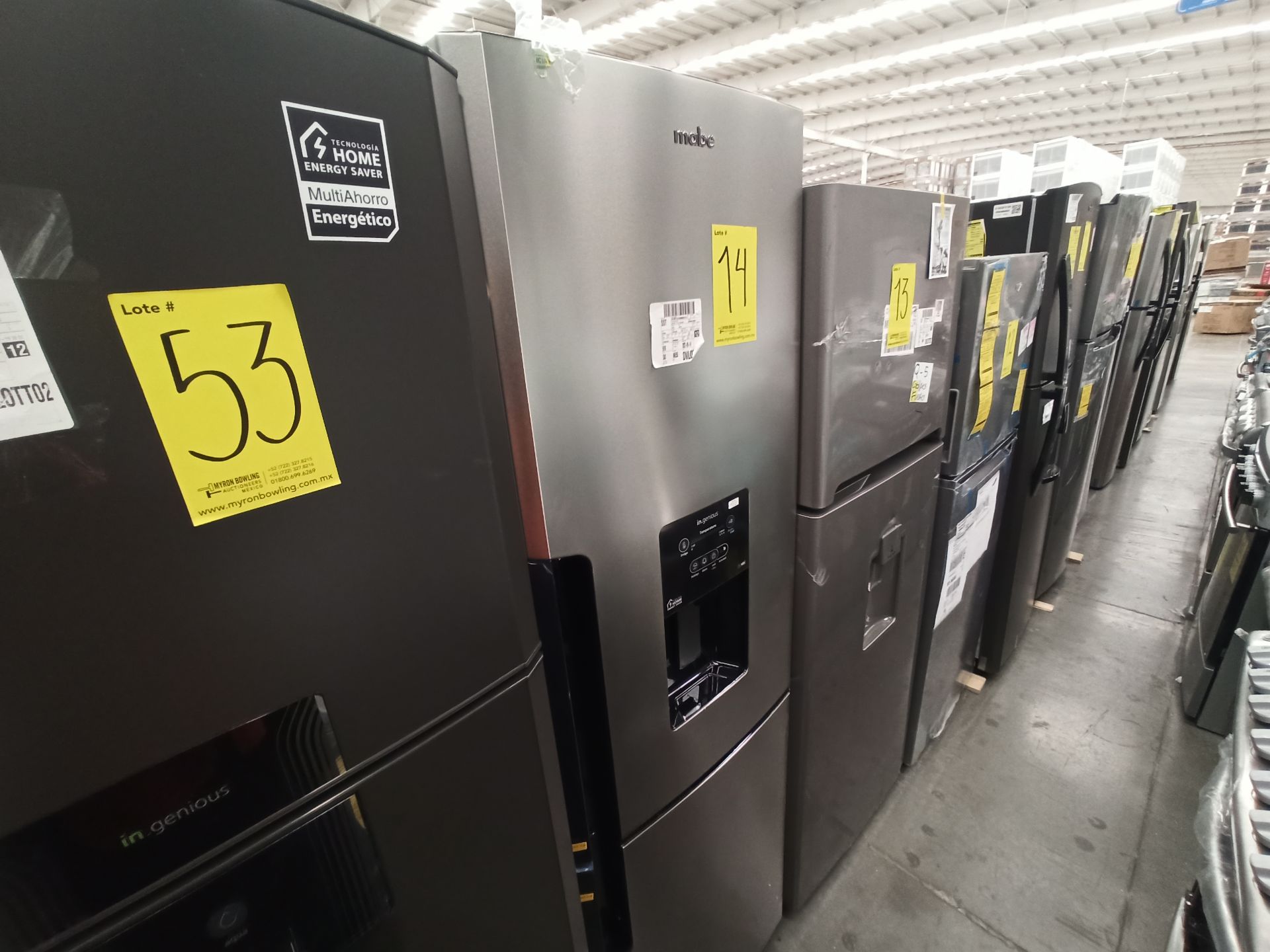 1 Refrigerador con dispensador de agua Marca MABE, Modelo RMB300IZMRXA, Serie 2210B408141, Color GR - Image 5 of 9