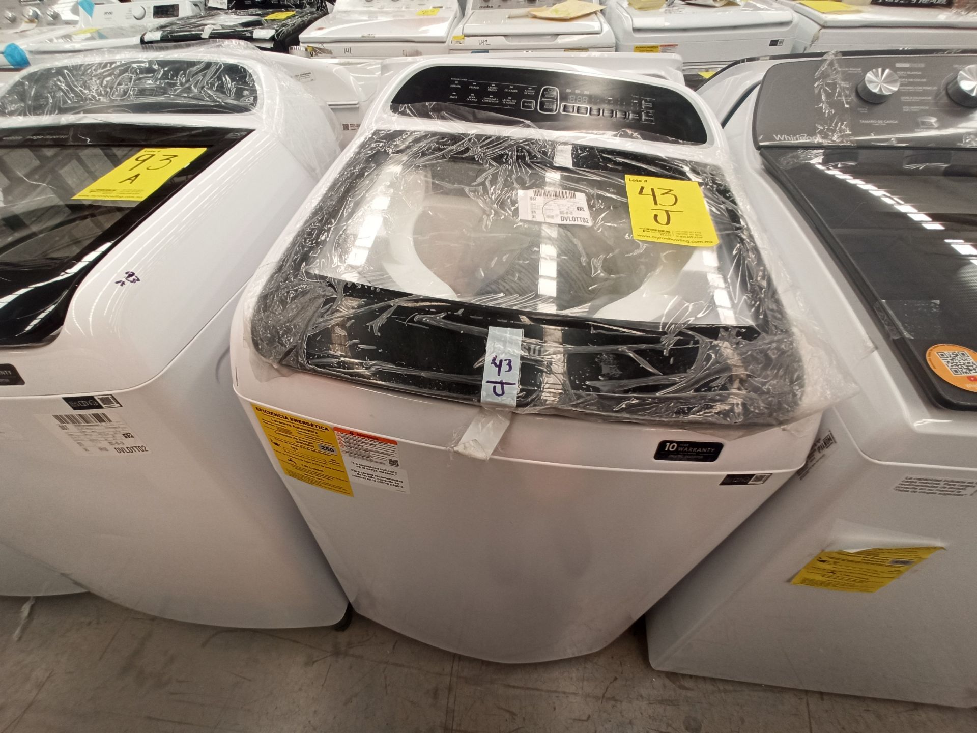 Lote de 2 Lavadoras contiene: 1 Lavadora de 18 KG Marca WHIRLPOOL, Modelo 8MWTW1823WJM0, Serie HLB1 - Image 11 of 18