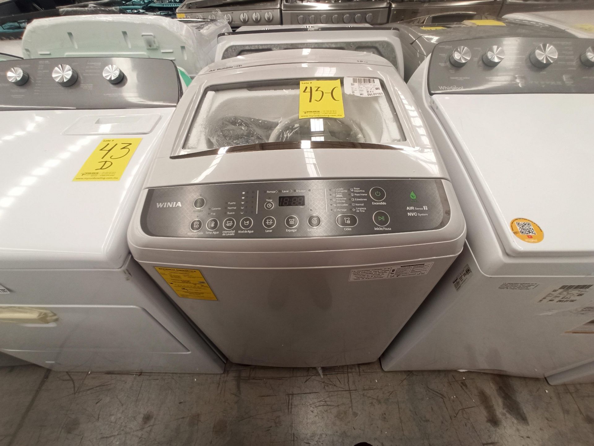 Lote de 2 Lavadoras contiene: 1 Lavadora de 20 KG Marca WHIRLPOOL, Modelo 8MWTW2024MJM0, Serie HLB2 - Image 11 of 18