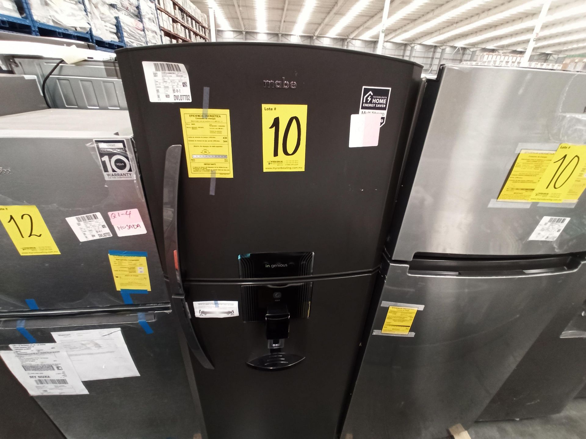 Lote de 2 refrigeradores contiene: 1 Refrigerador Marca WHIRLPOOL, Modelo WT1818A, Serie 878989, Co - Image 9 of 16