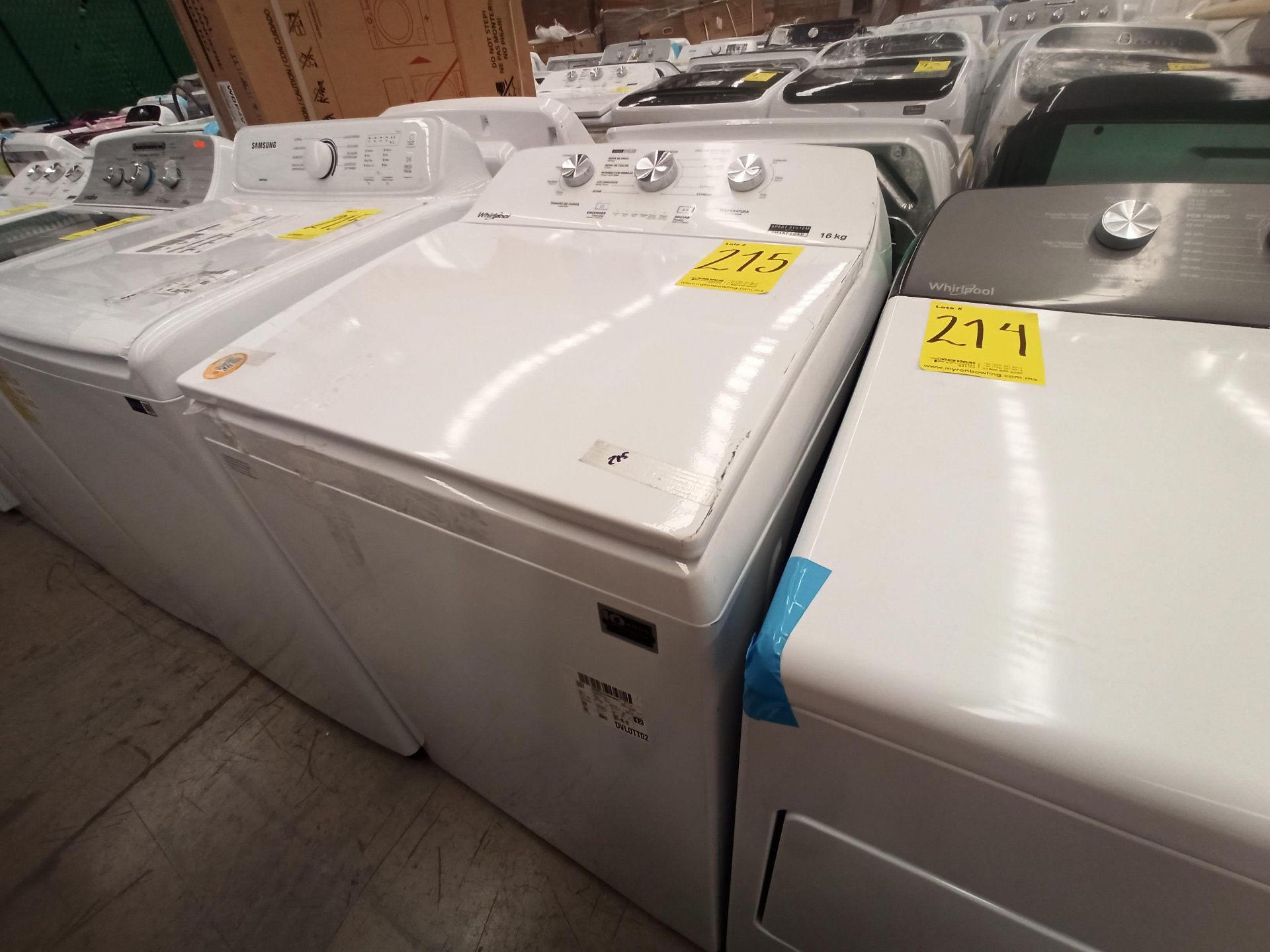 Lote de 2 Lavadoras contiene: 1 Lavadora de 16 KG Marca WHIRLPOOL, Modelo 8MWTW1612MJQ0, Serie HLB1 - Image 7 of 36