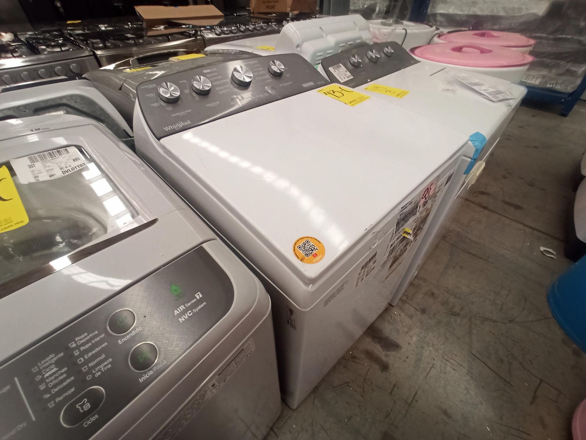 Lote de 2 Lavadoras contiene: 1 Lavadora de 20 KG Marca WHIRLPOOL, Modelo 8MWTW2024MJM0, Serie HLB2 - Image 5 of 18