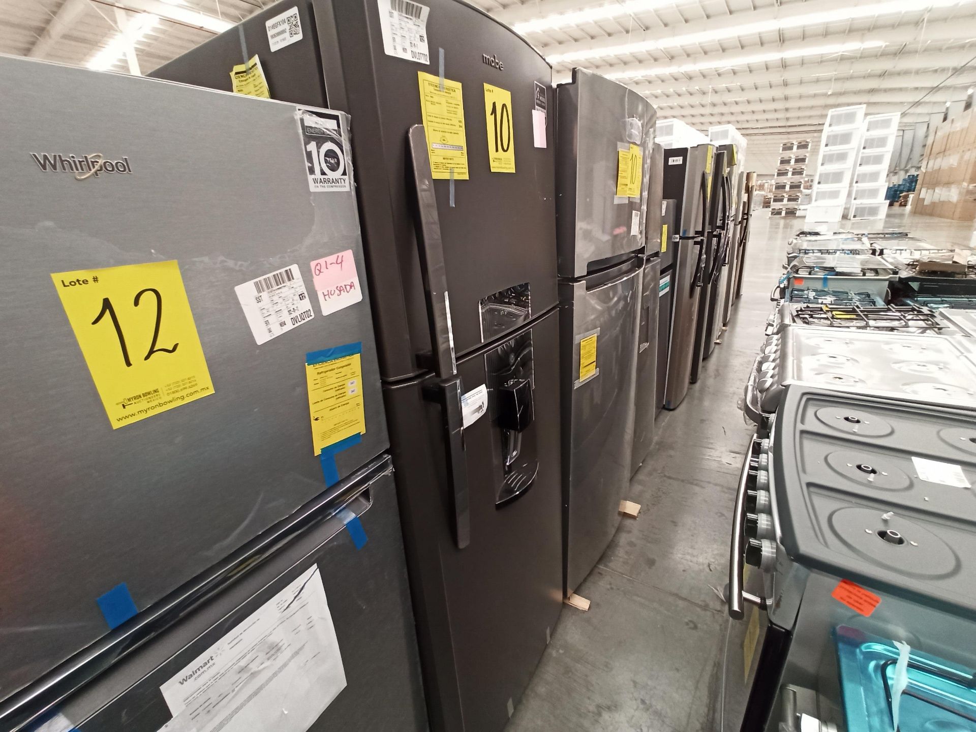 Lote de 2 refrigeradores contiene: 1 Refrigerador Marca WHIRLPOOL, Modelo WT1818A, Serie 878989, Co - Image 11 of 16