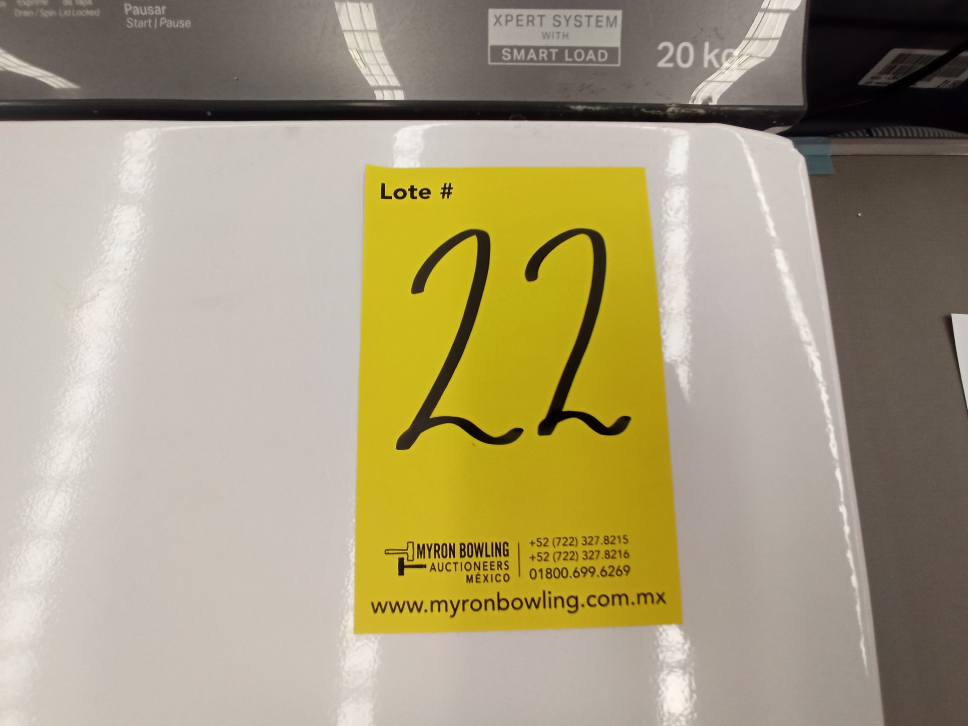 Lote de 2 Lavadoras contiene: 1 Lavasecadora de 12/7 KG Marca LG, Modelo WD12VVC4S6S, Serie W1M946, - Image 18 of 18