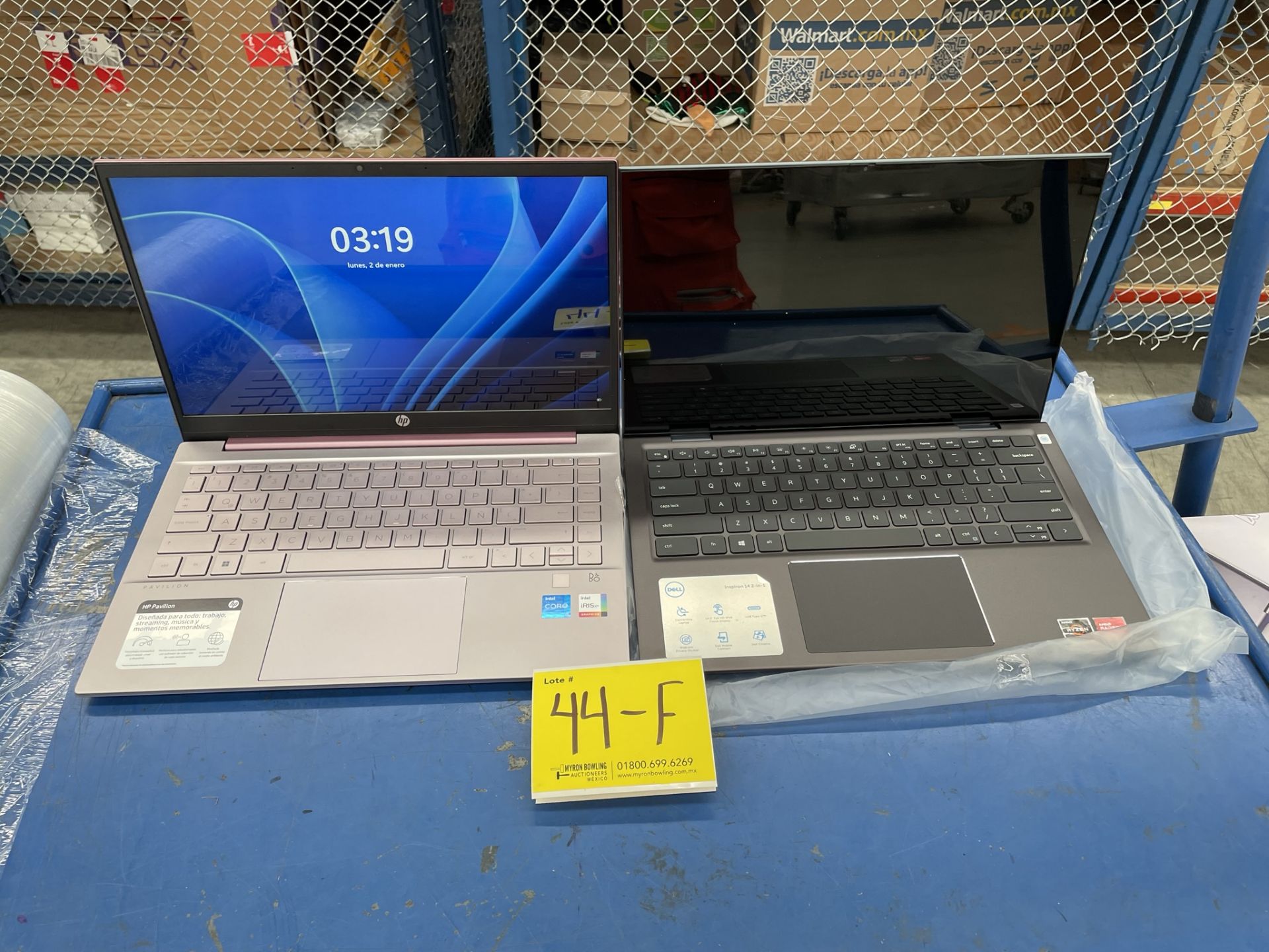 Lote de 2 Laptops contiene: 1 Laptop Marca DELL, Modelo INSPIRON 14, Serie 9910MG3, Procesador AMD