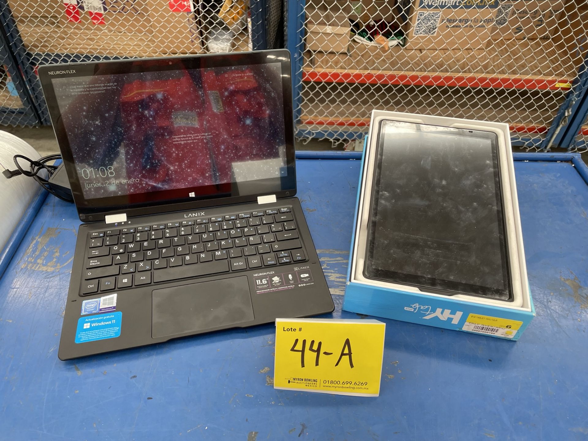 Lote de 1 Laptop + 1 Tablet contiene: 1 Laptop Marca LANIX, Modelo NEURON FLEX, Serie N/D, Color Gr - Image 2 of 8