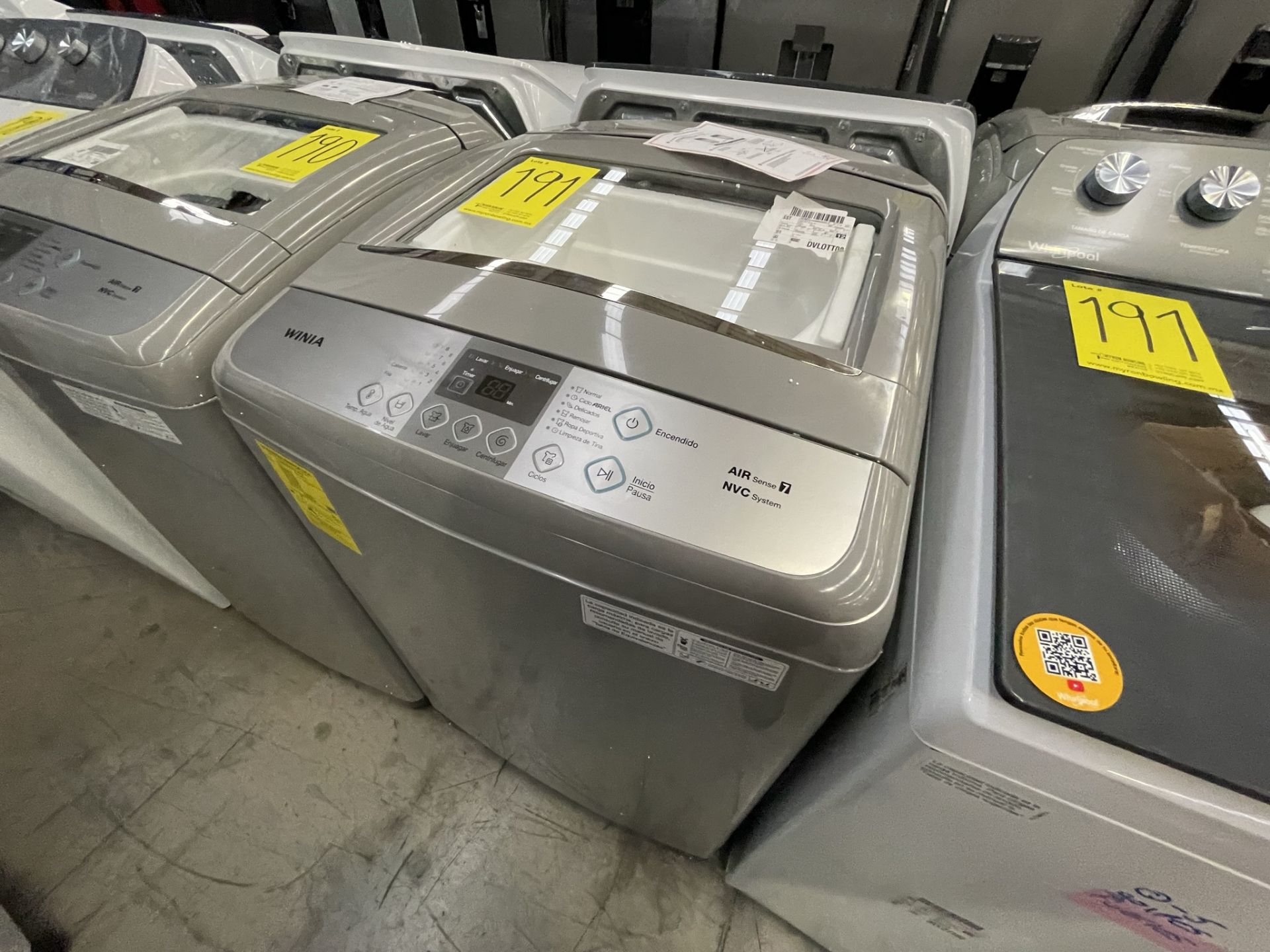 Lote de 2 Lavadoras contiene: 1 Lavadora de 22 KG Marca WHIRLPOOL, Modelo 8MWTW2224WJM0, Serie HLB4 - Image 4 of 16