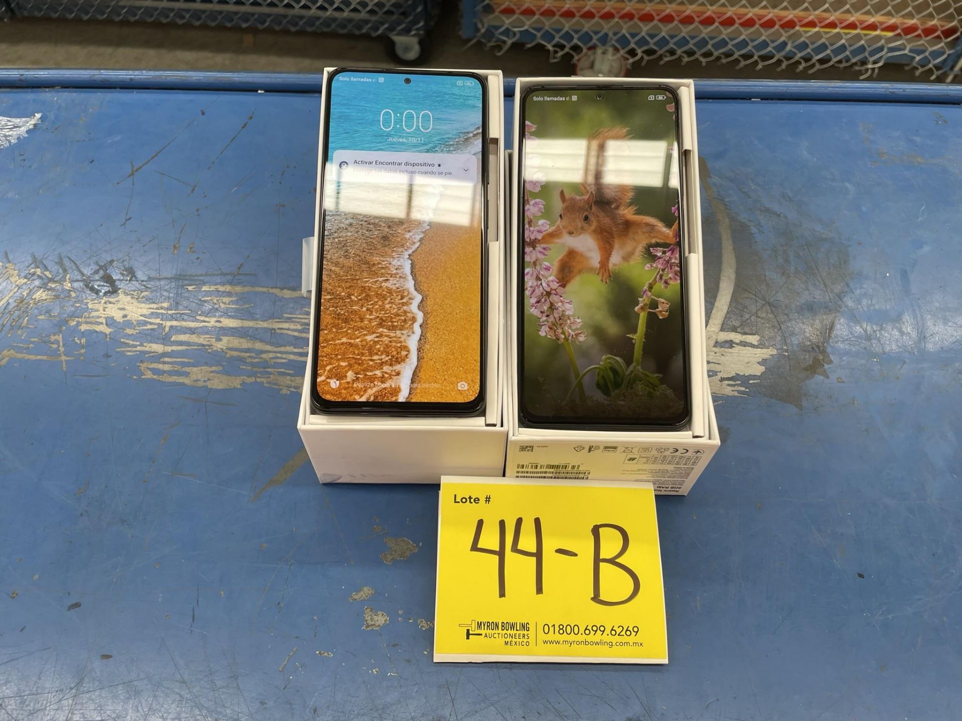 Lote de 2 teléfonos contiene: 1 teléfono Marca REDMI, Modelo NOTE 11 PRO, Serie M00871, 6GB de RAM