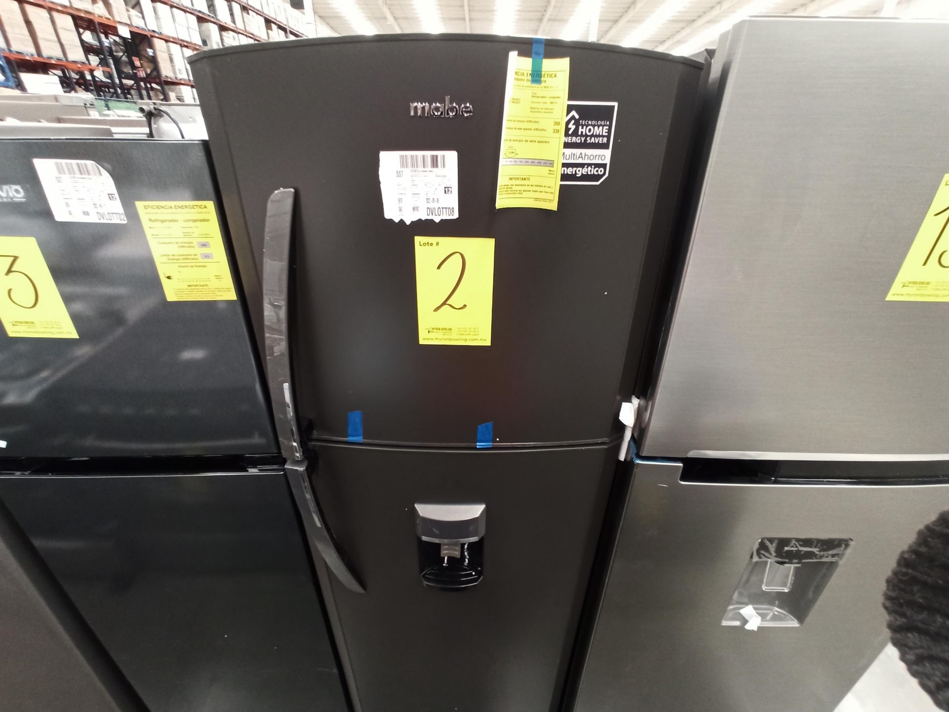 Lote de 2 refrigeradores contiene: 1 Refrigerador con dispensador de agua Marca MABE, Modelo RMA300 - Image 6 of 17