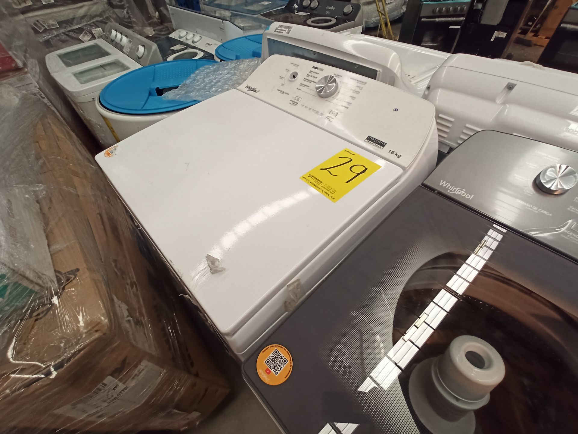 Lote de 2 Lavadoras contiene: 1 Lavadora de 18 KG Marca WHIRLPOOL, Modelo 8MWT81823WJM0, Serie HLB2 - Image 12 of 16