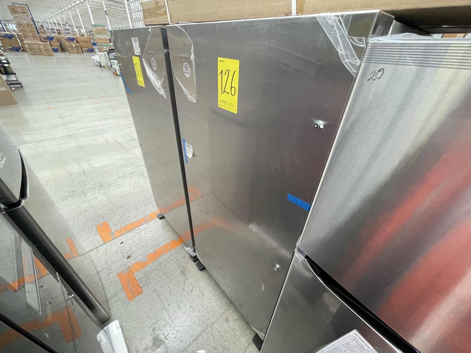 (EQUIPO NUEVO) 1 Refrigerador Marca WHIRLPOOL, Modelo WSZ57L18DM, Serie 004291, Color GRIS, (Nuevo, - Image 3 of 8