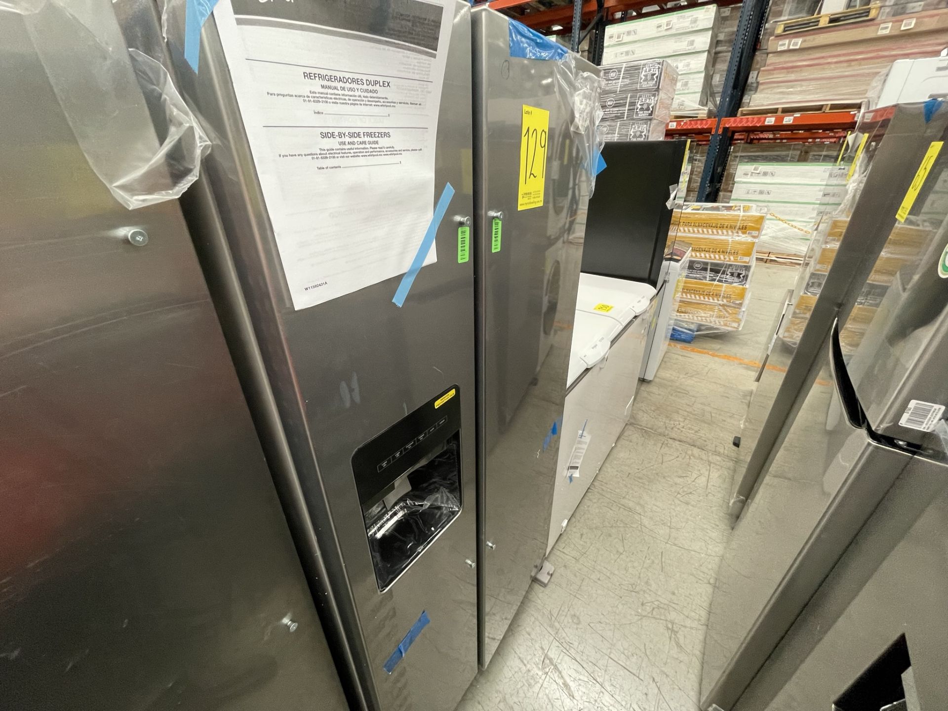 (EQUIPO NUEVO) 1 Refrigerador con dispensador de agua Marca WHIRLPOOL, Modelo WD2620S, Serie 363901 - Image 5 of 8