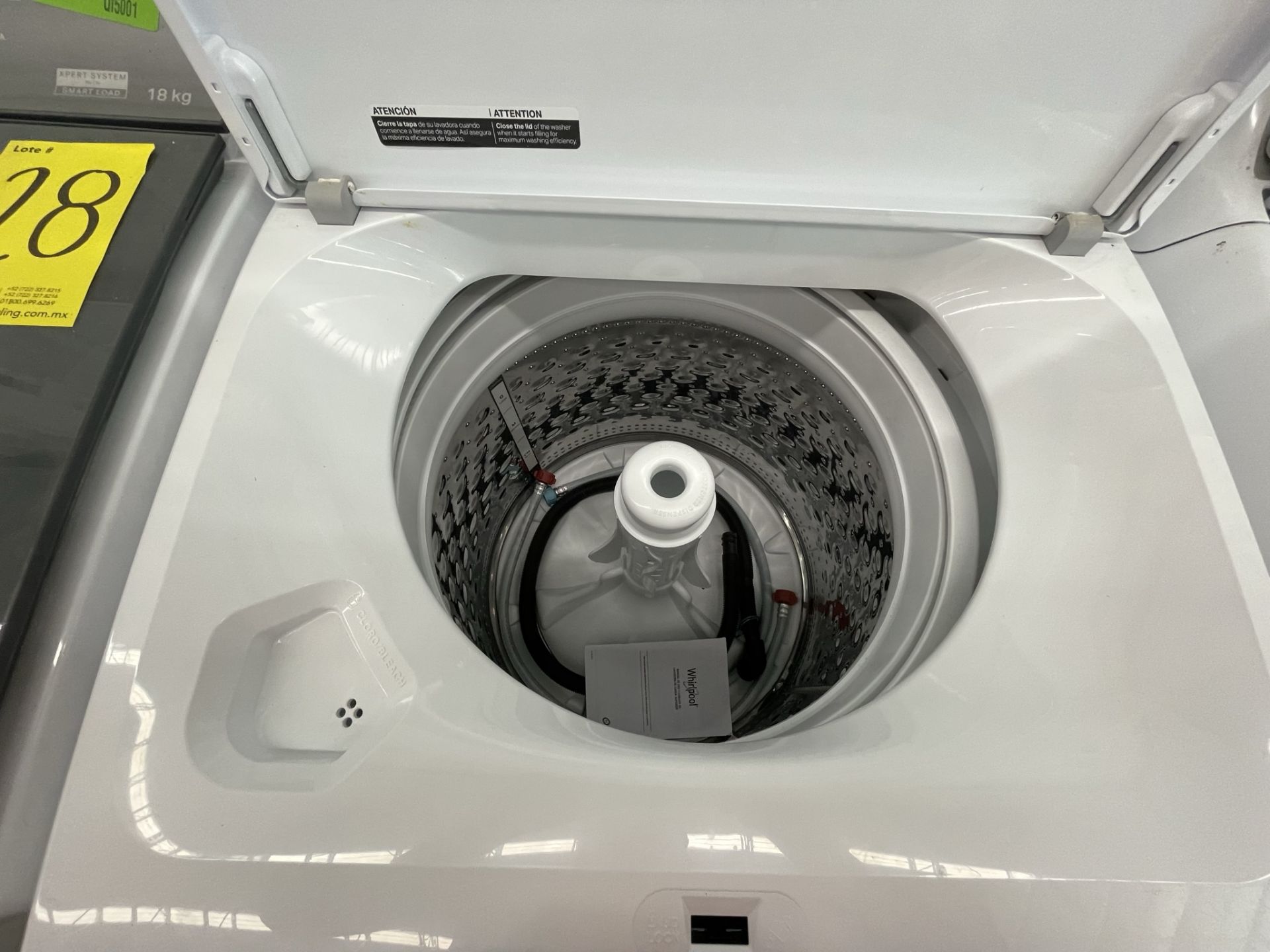 Lote de 2 Lavadoras contiene: 1 Lavadora de 16 KG Marca WHIRLPOOL, Modelo 8MWTW1613MJQ0, Serie HLB2 - Image 5 of 25