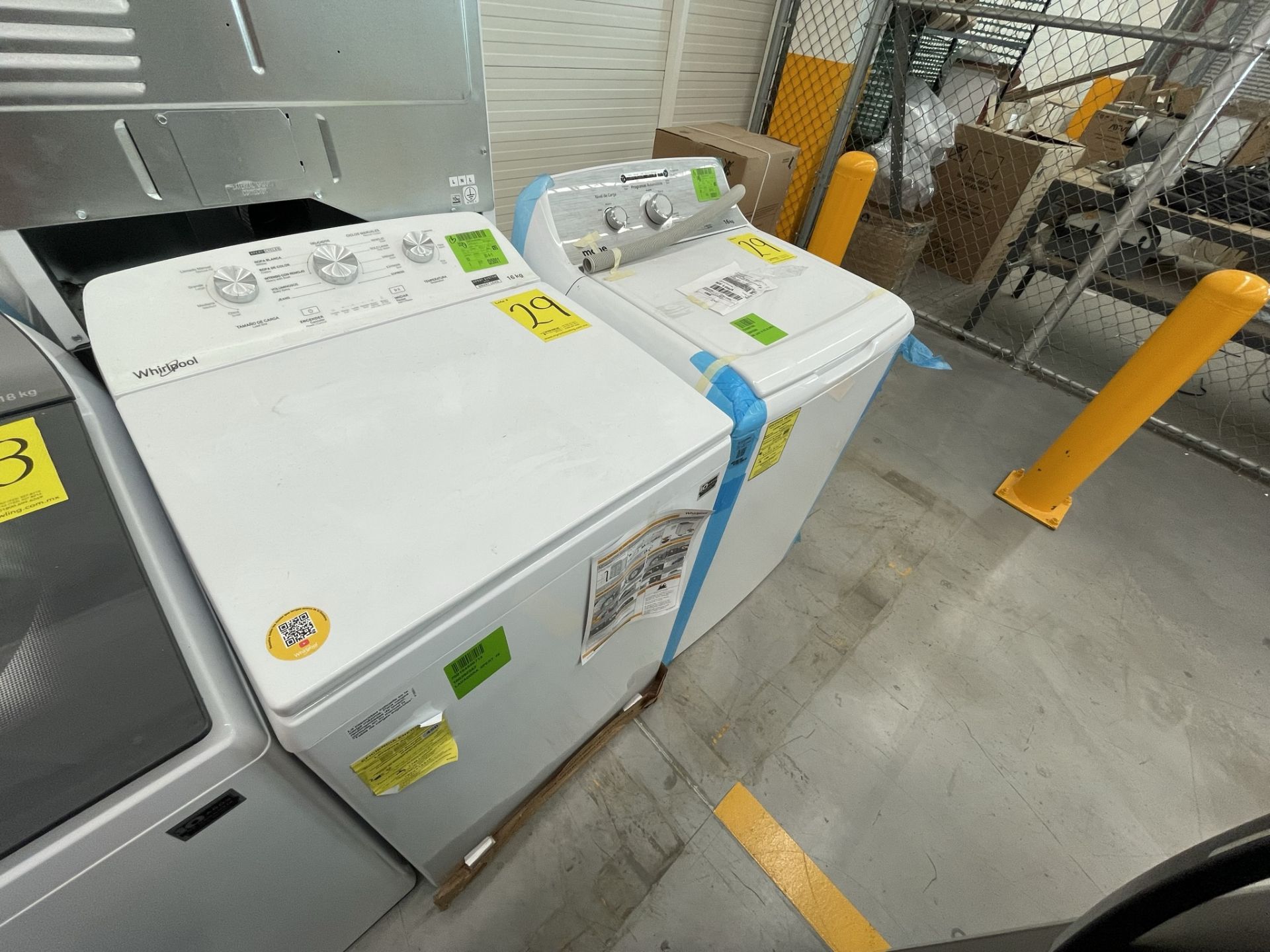 Lote de 2 Lavadoras contiene: 1 Lavadora de 16 KG Marca WHIRLPOOL, Modelo 8MWTW1613MJQ0, Serie HLB2 - Image 3 of 25