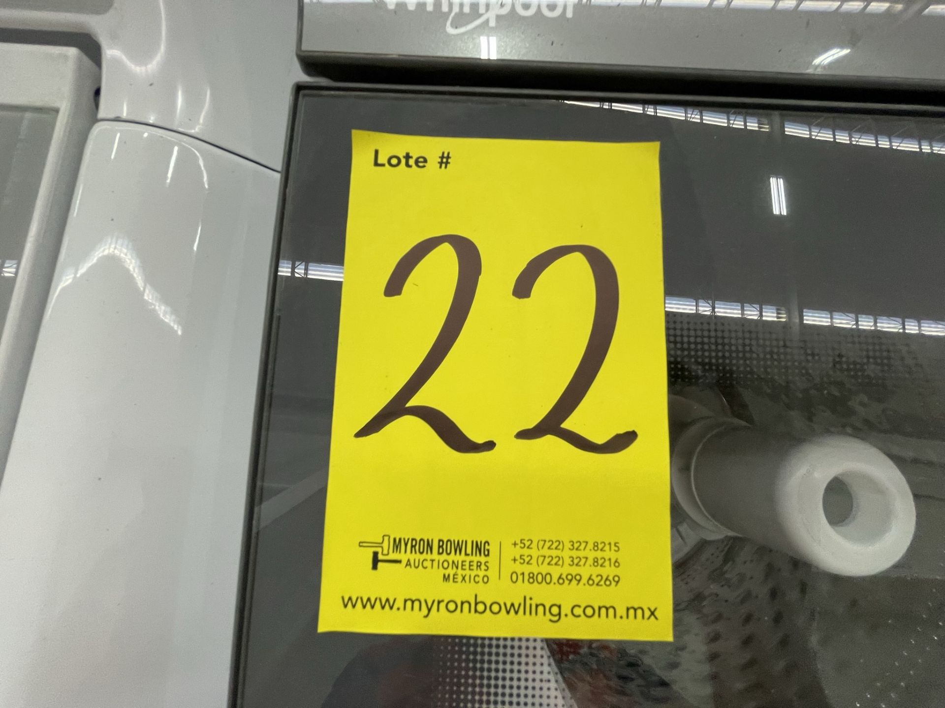 Lote de 2 Lavadoras contiene: 1 Lavadora de 22 KG Marca WHIRLPOOL, Modelo 8MWTW224WJM0, Serie HLB19 - Image 9 of 10