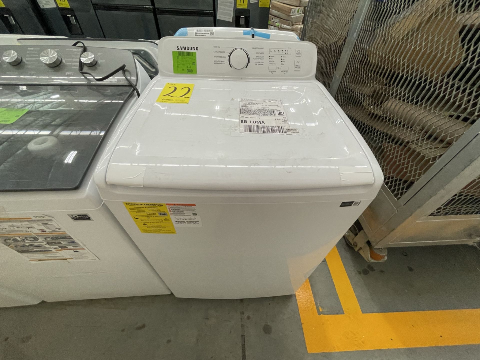 Lote de 2 Lavadoras contiene: 1 Lavadora de 22 KG Marca WHIRLPOOL, Modelo 8MWTW224WJM0, Serie HLB19 - Image 2 of 10