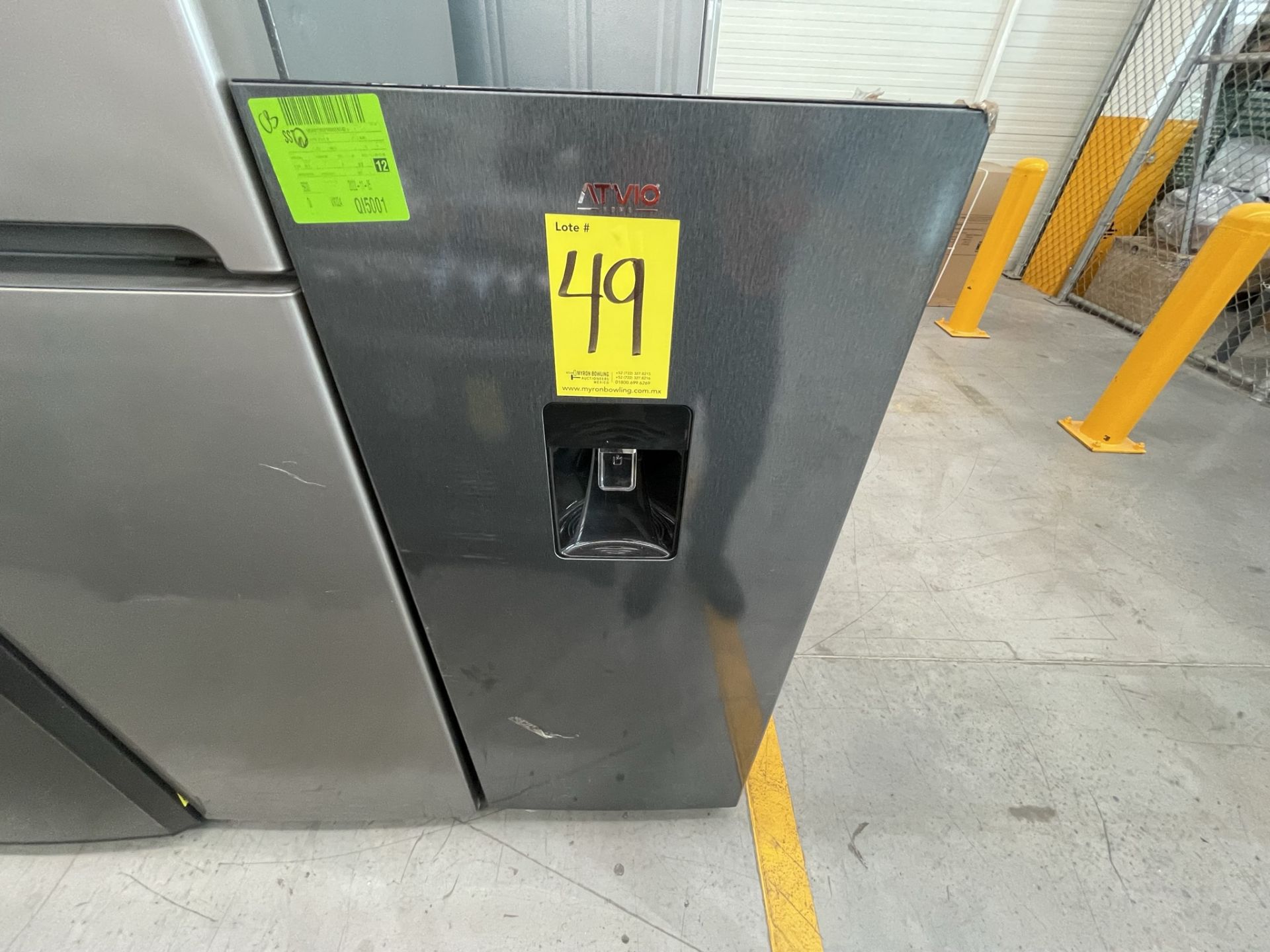 Lote de 2 Refrigeradores contiene: 1 Refrigerador Marca WINIA, Modelo DRF25210GN, Serie 370028, Col - Image 7 of 28