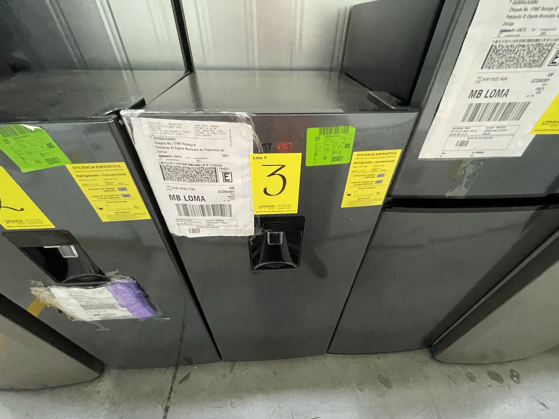 Lote de 2 Refrigeradores contiene: 1 Refrigerador Marca LG, Modelo GT24BS, Serie T1C953, Color Gris - Image 16 of 23