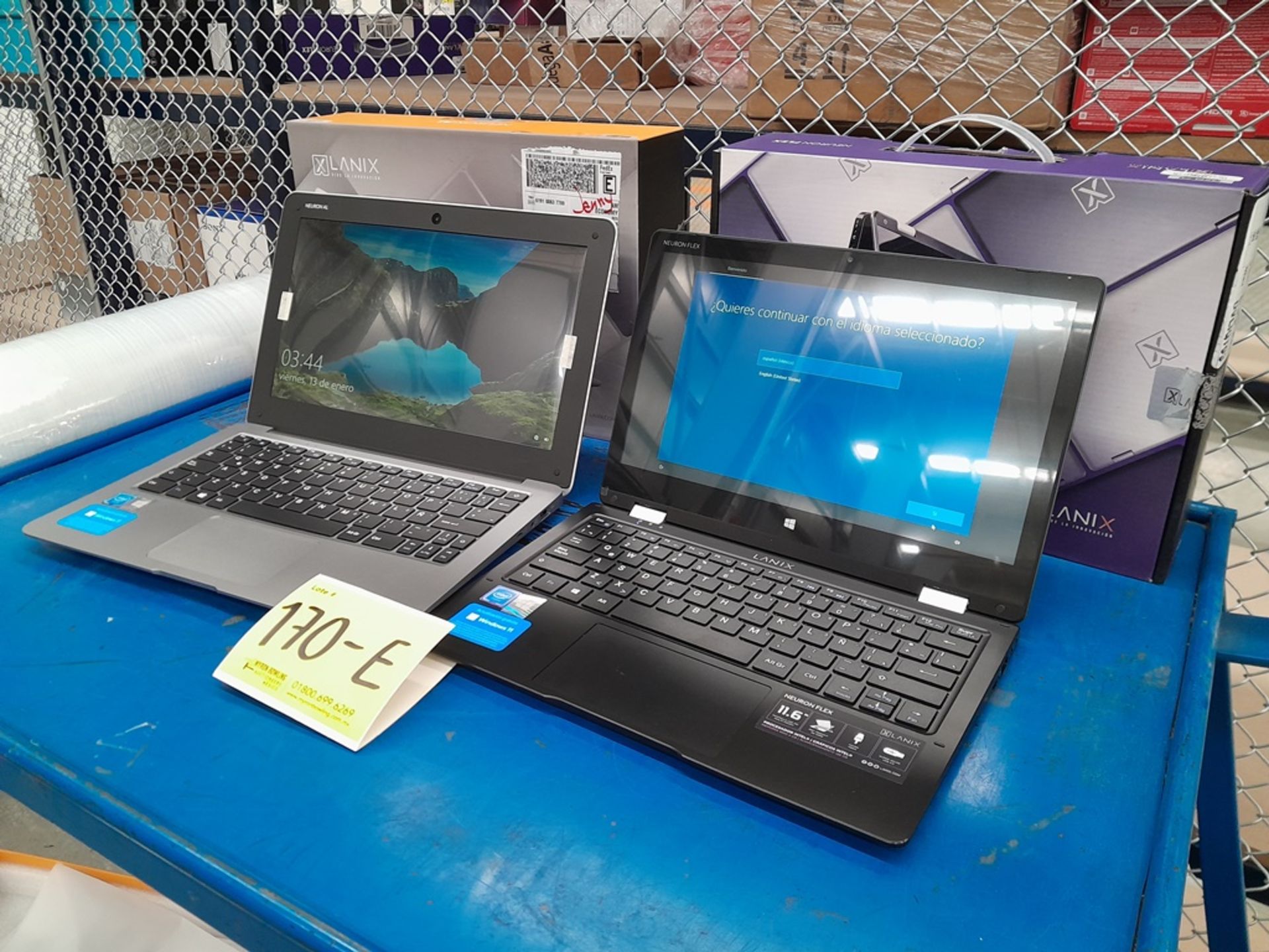 Lote de 2 Laptops contiene: 1 Laptop Marca LANIX, Modelo NEURON AL, Serie ND, Procesador INTEL CELE - Image 11 of 16
