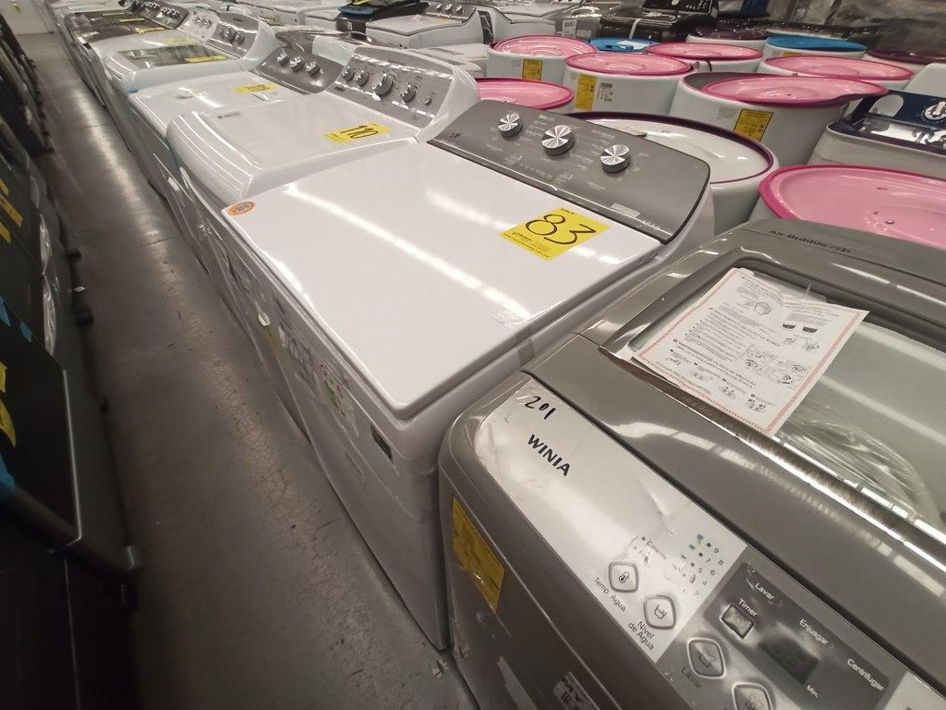 Lote de 2 Lavadoras contiene: 1 lavadora de 18 KG, Marca WHIRPOOL, Modelo 8MWTW1813WJM1, Serie HLB4 - Image 3 of 12